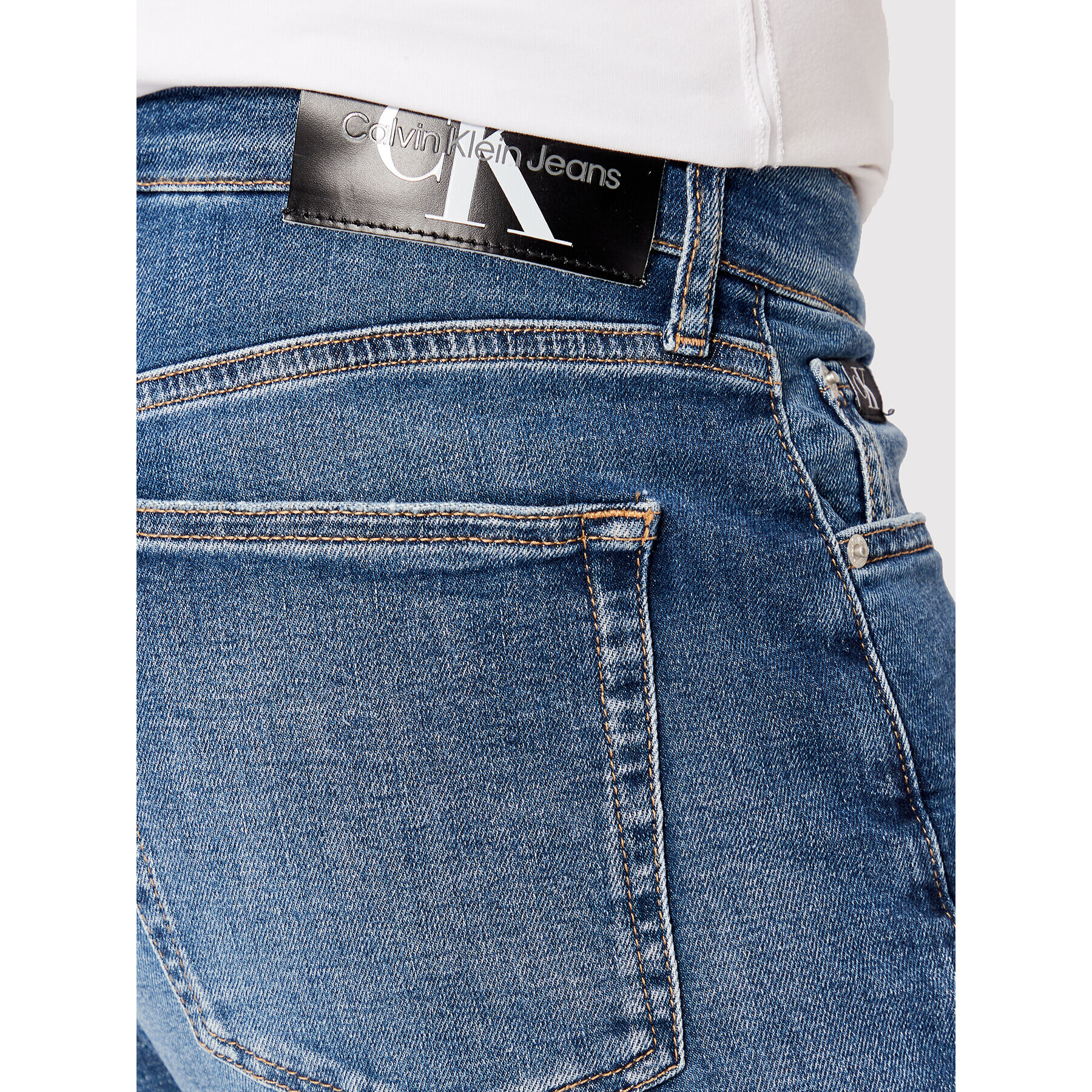 Calvin Klein Jeans Jeansy J30J321129 Modrá Slim Fit - Pepit.cz