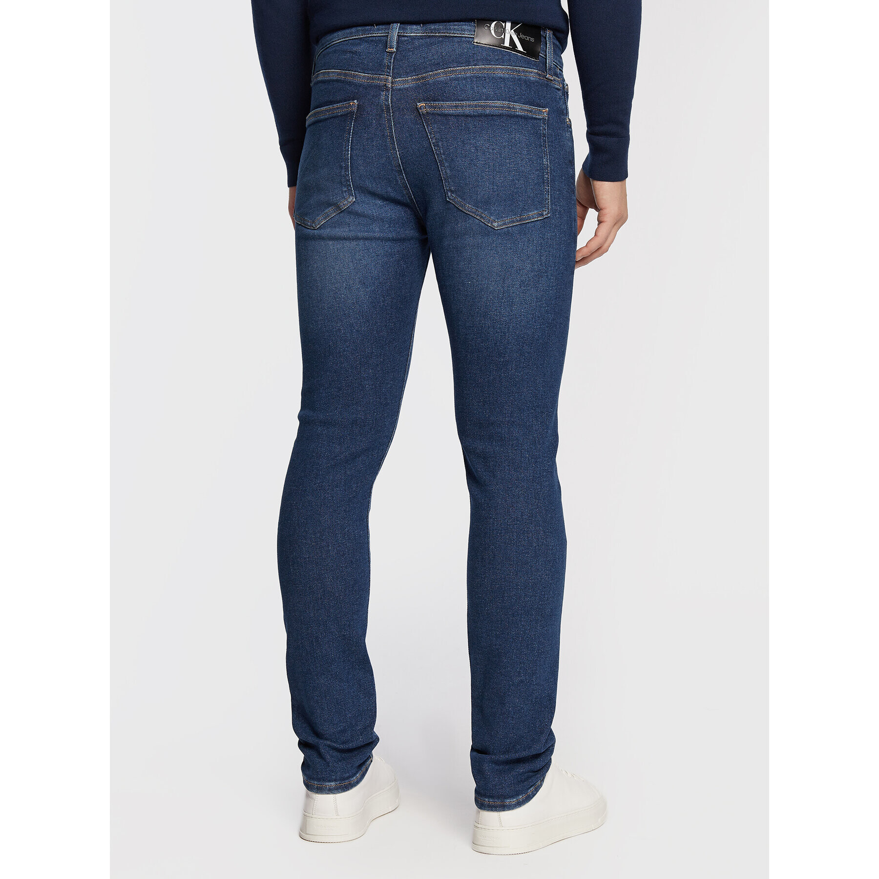 Calvin Klein Jeans Jeansy J30J321131 Tmavomodrá Skinny Fit - Pepit.cz