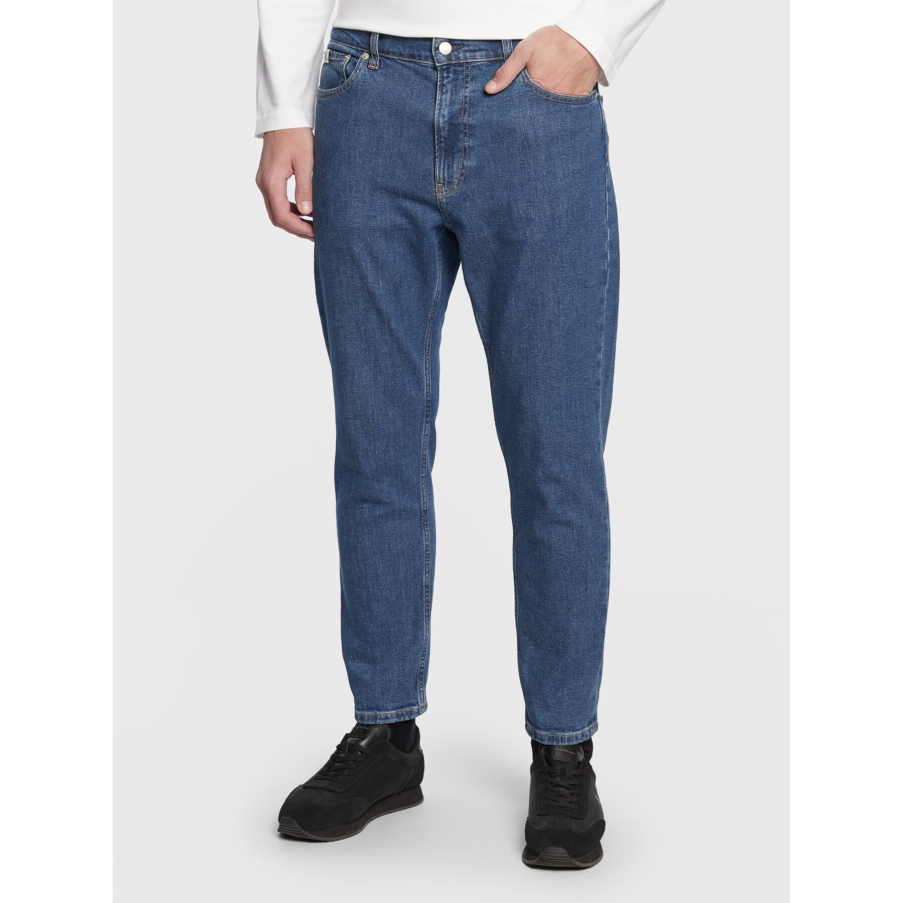 Calvin Klein Jeans Jeansy J30J321428 Modrá Regular Fit - Pepit.cz