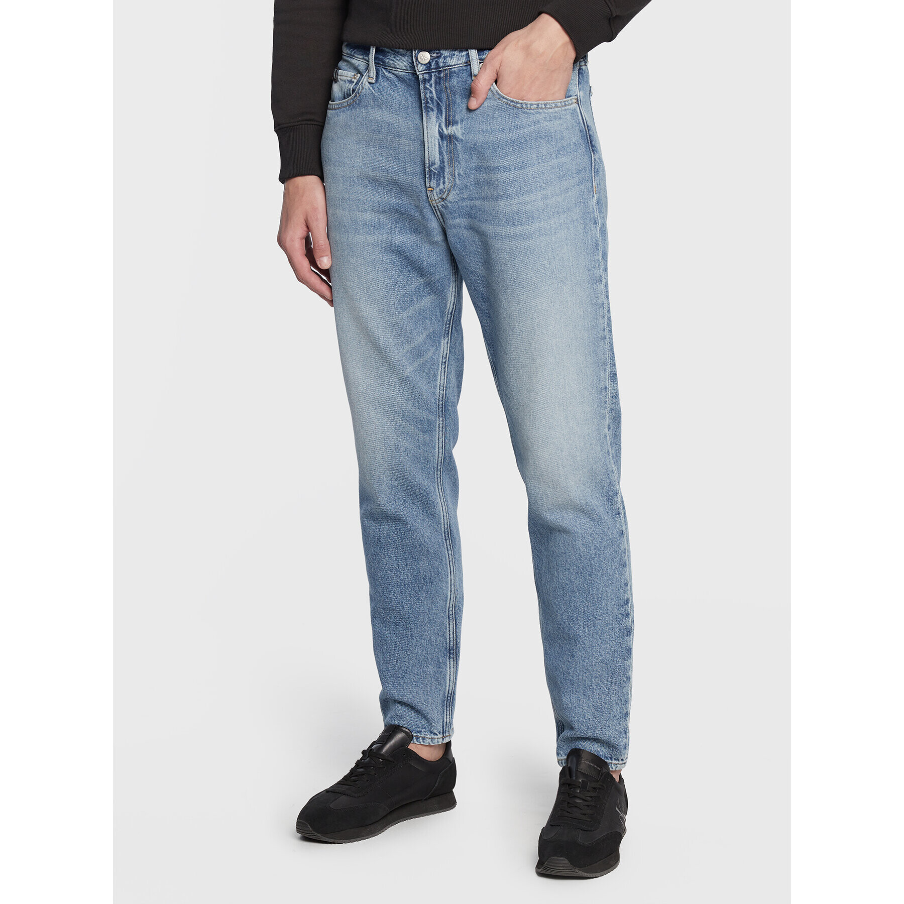 Calvin Klein Jeans Jeansy J30J321446 Modrá Regular Fit - Pepit.cz