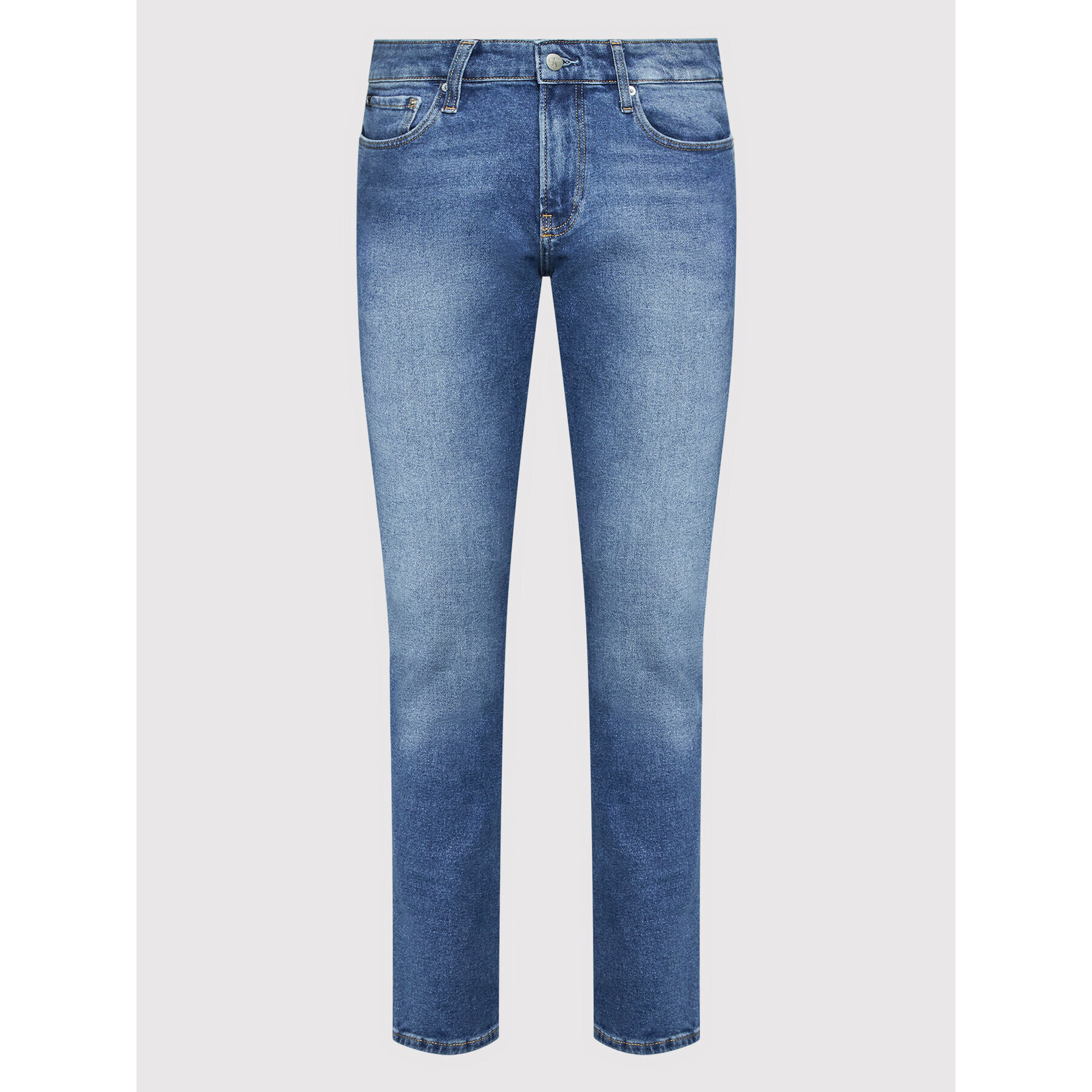 Calvin Klein Jeans Jeansy J30J321607 Modrá Straight Fit - Pepit.cz