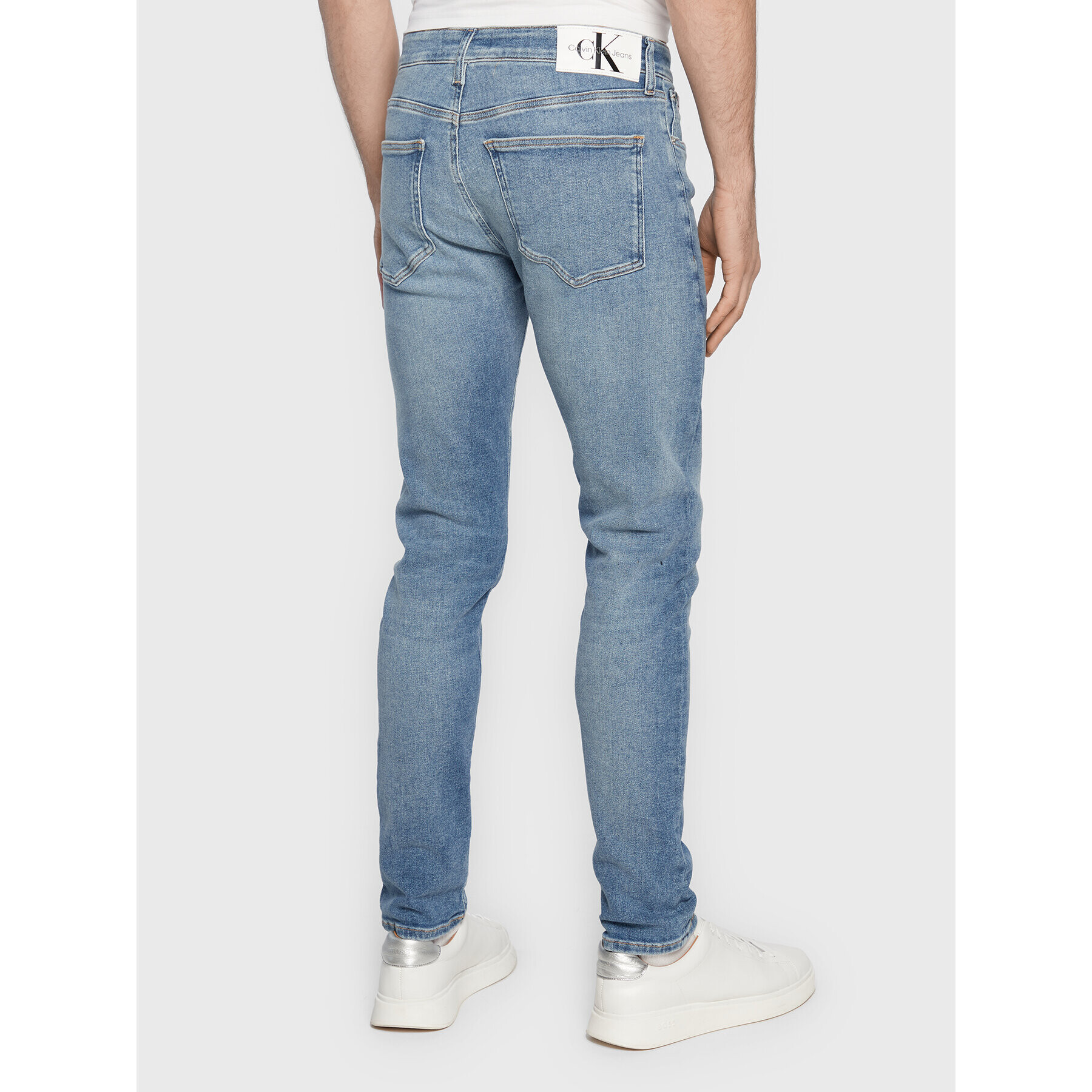 Calvin Klein Jeans Jeansy J30J322413 Modrá Skinny Fit - Pepit.cz