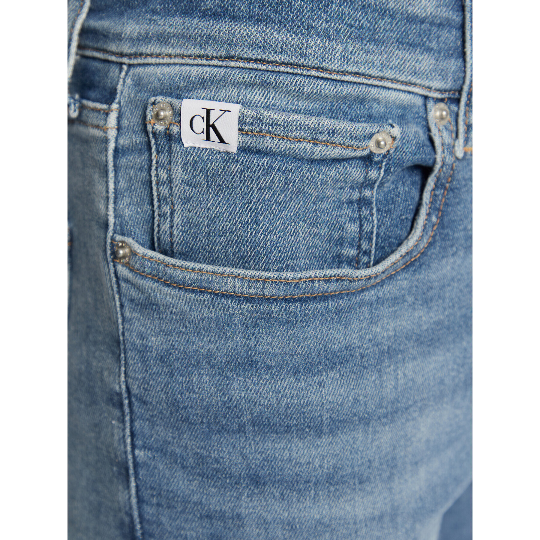 Calvin Klein Jeans Jeansy J30J322413 Modrá Skinny Fit - Pepit.cz