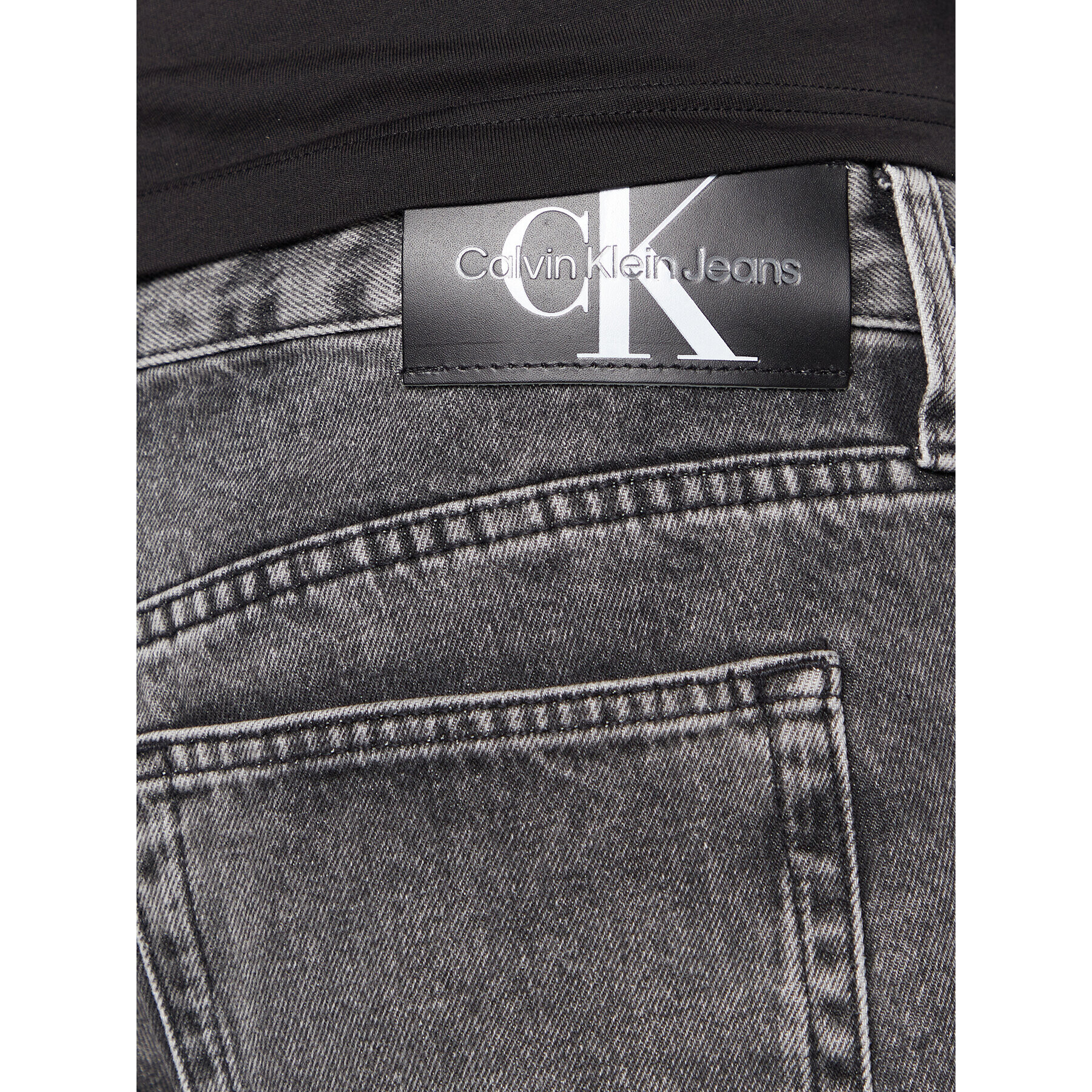 Calvin Klein Jeans Jeansy J30J322415 Šedá Straight Fit - Pepit.cz