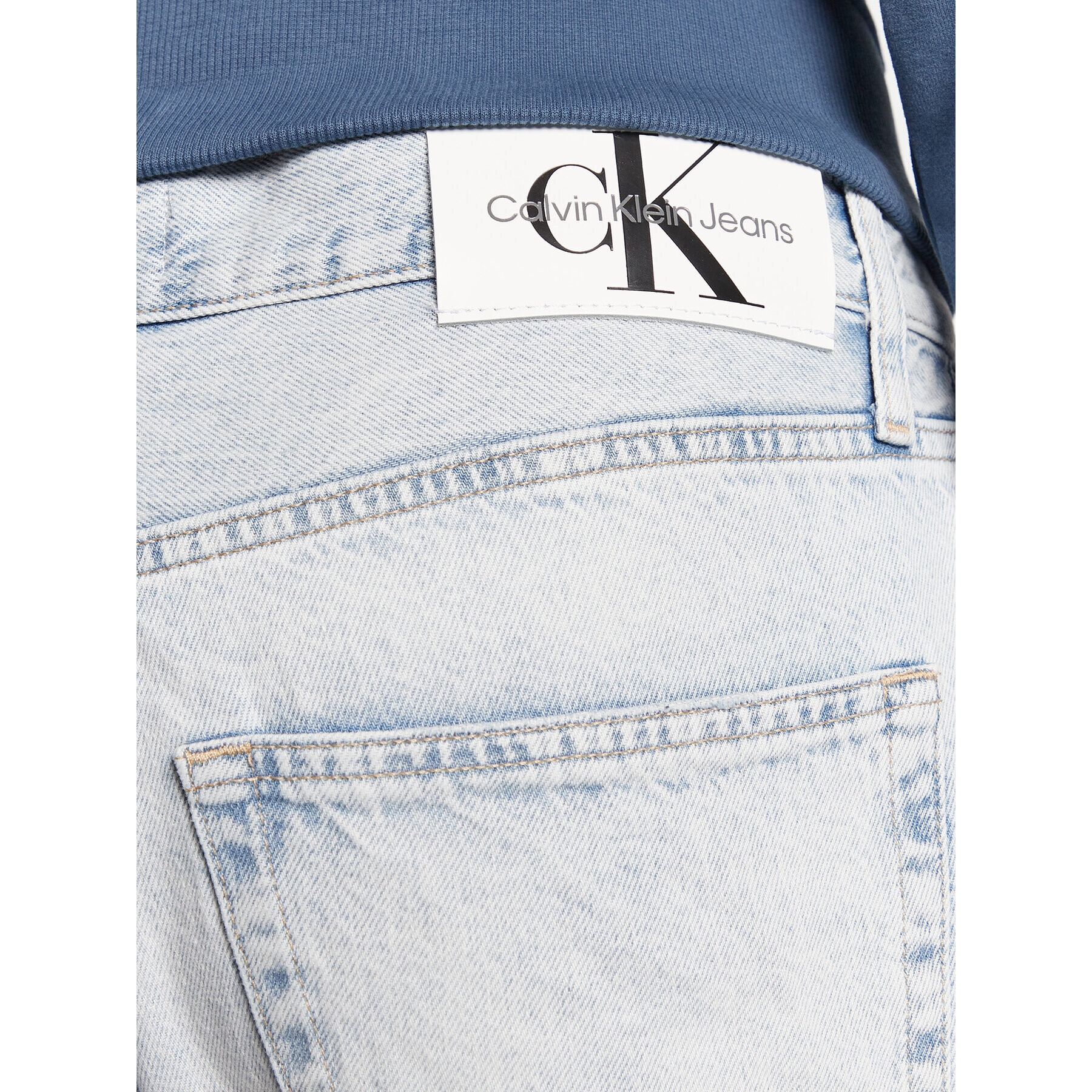 Calvin Klein Jeans Jeansy J30J322426 Modrá Loose Fit - Pepit.cz