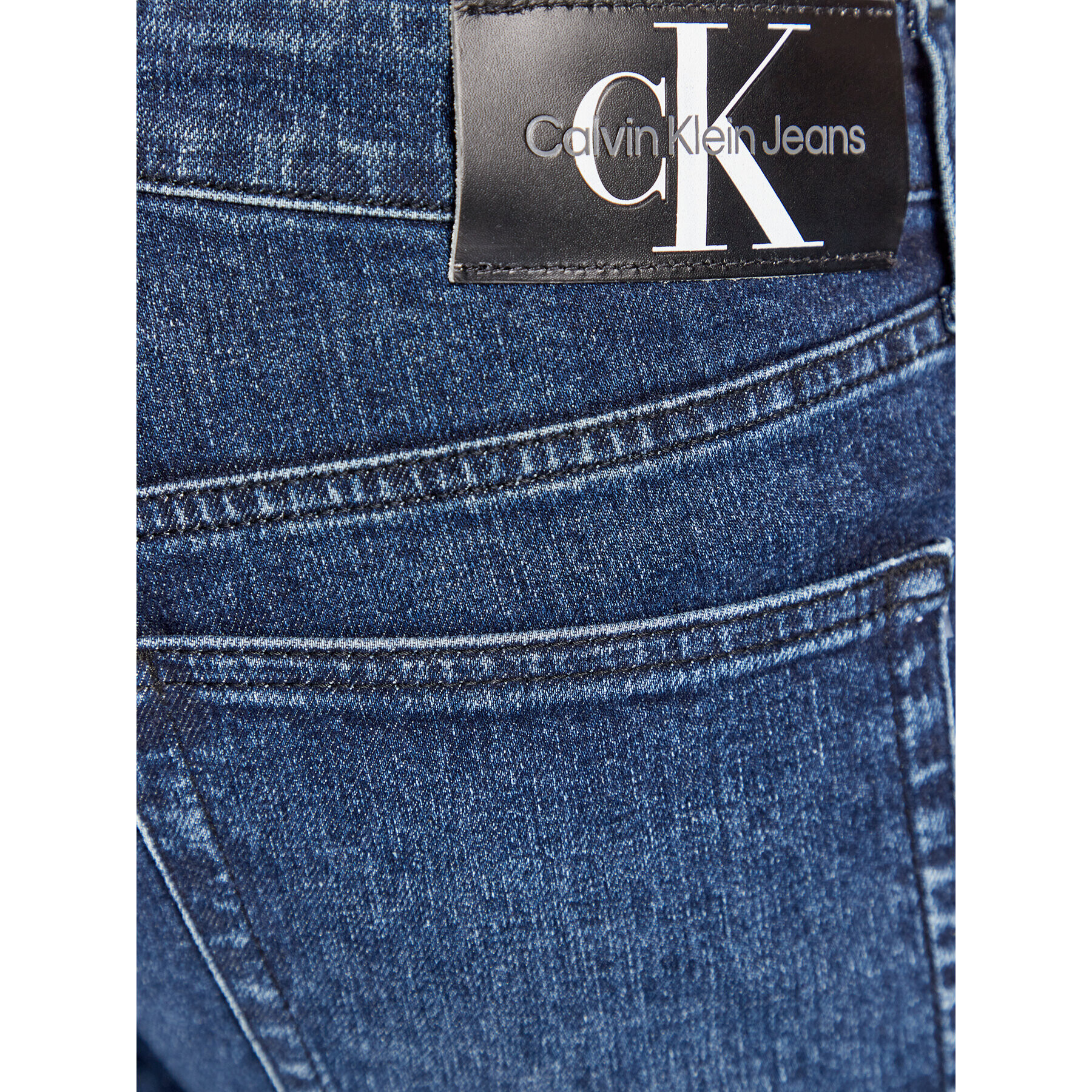 Calvin Klein Jeans Jeansy J30J322434 Modrá Slim Taper Fit - Pepit.cz