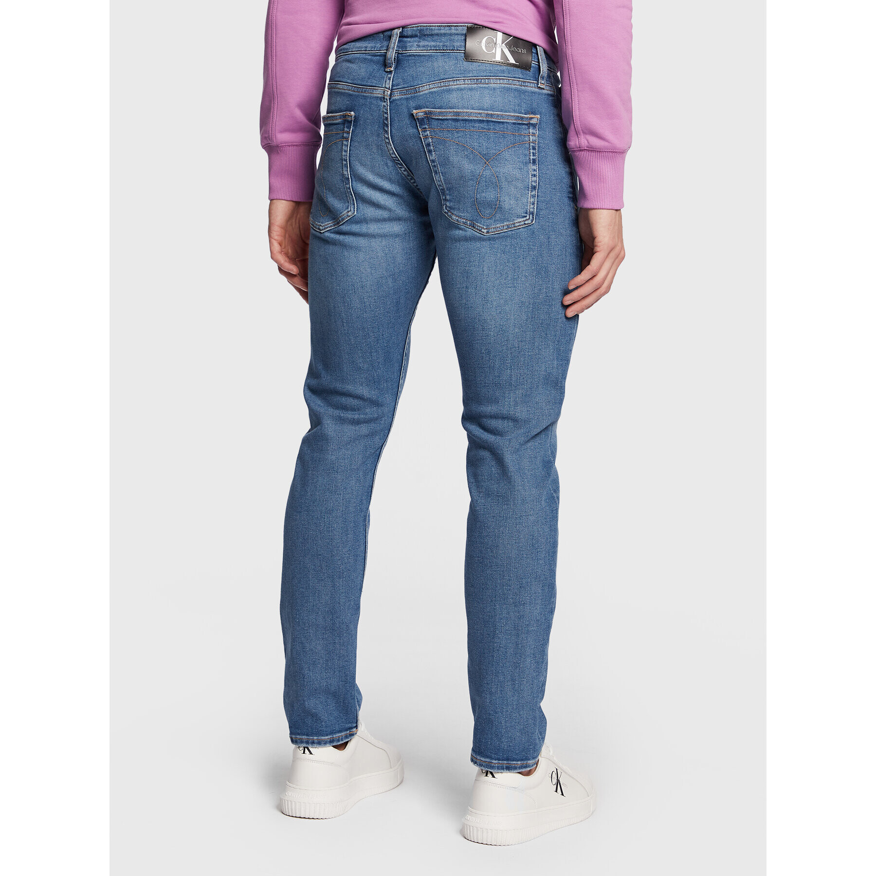 Calvin Klein Jeans Jeansy J30J322437 Modrá Slim Fit - Pepit.cz