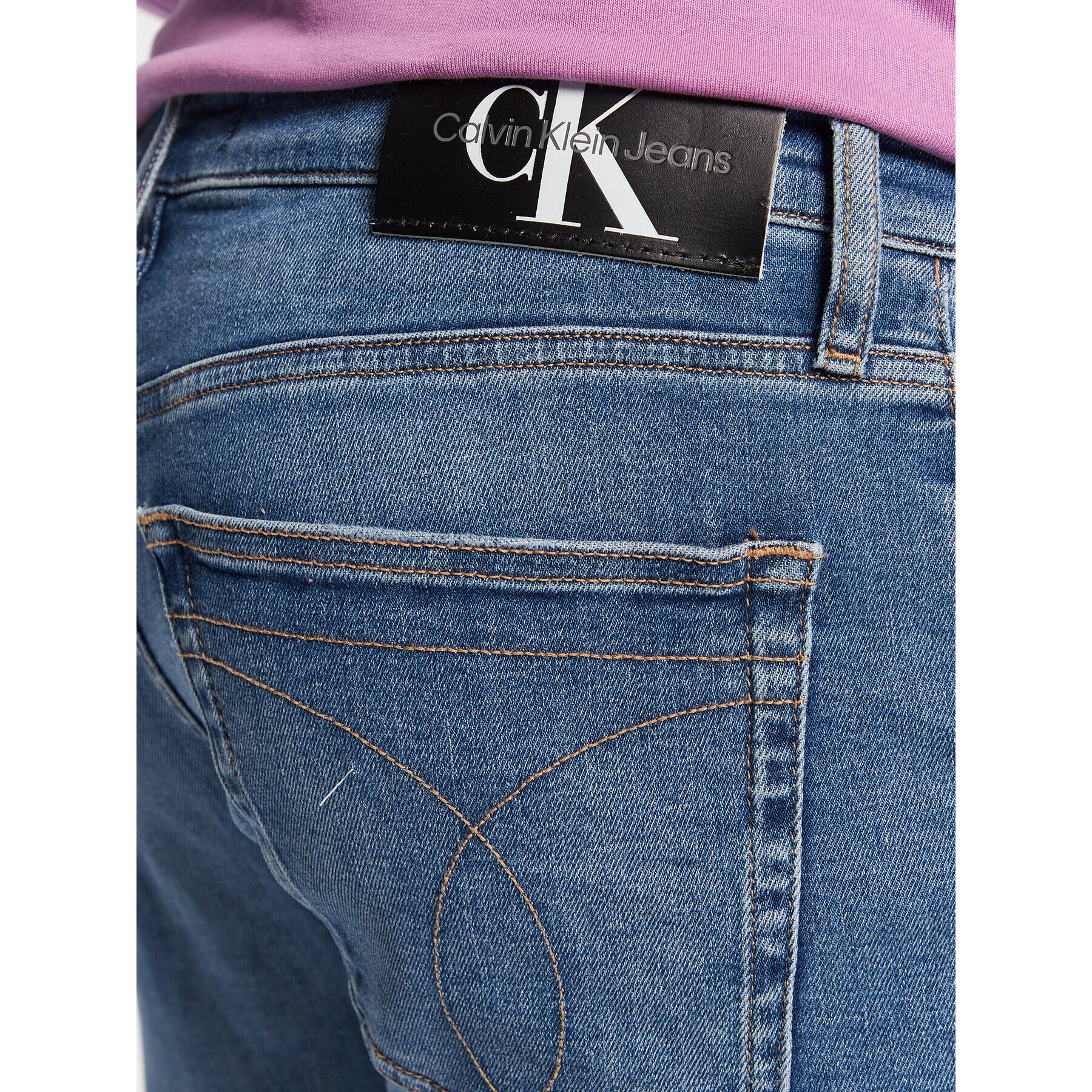 Calvin Klein Jeans Jeansy J30J322437 Modrá Slim Fit - Pepit.cz