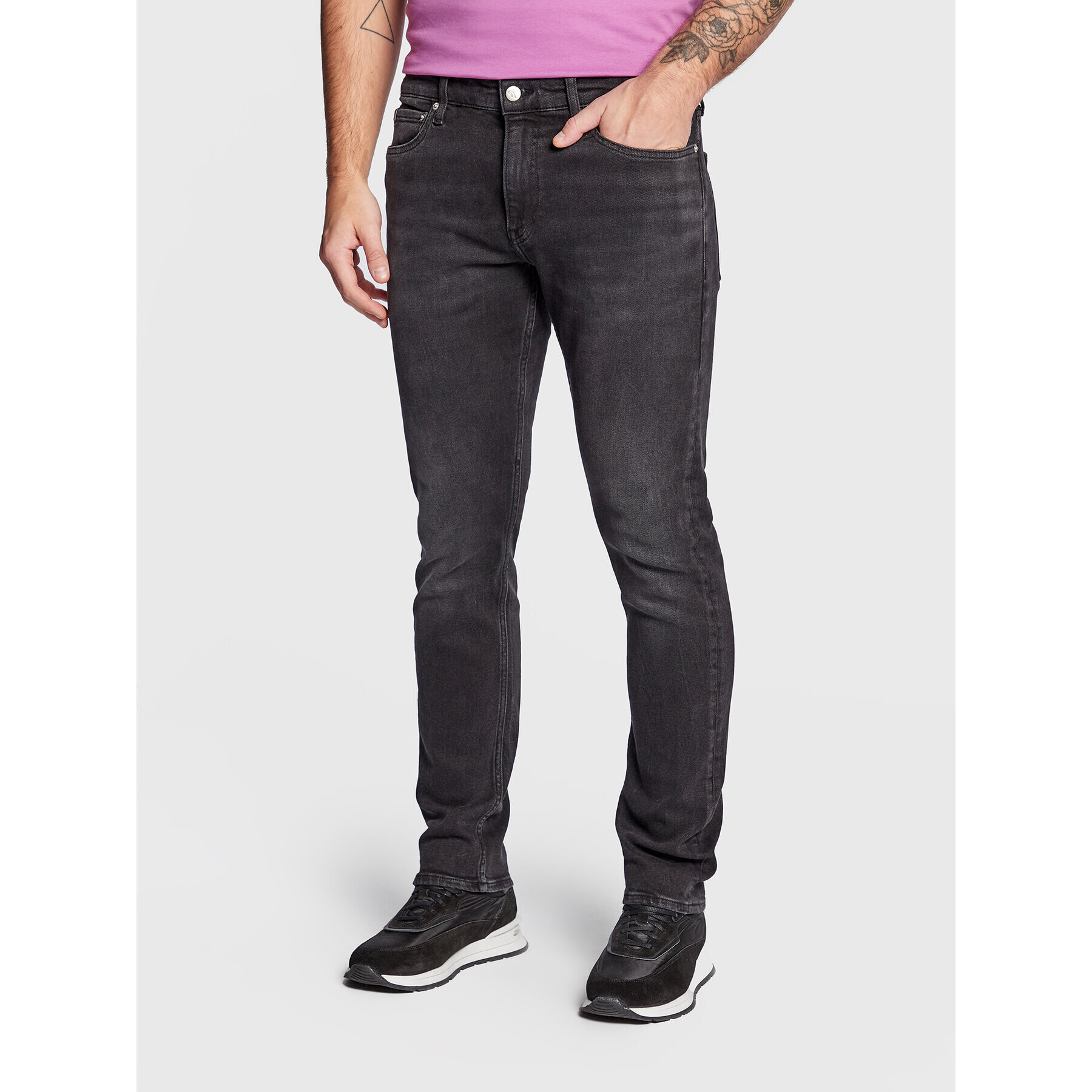 Calvin Klein Jeans Jeansy J30J322439 Černá Slim Fit - Pepit.cz