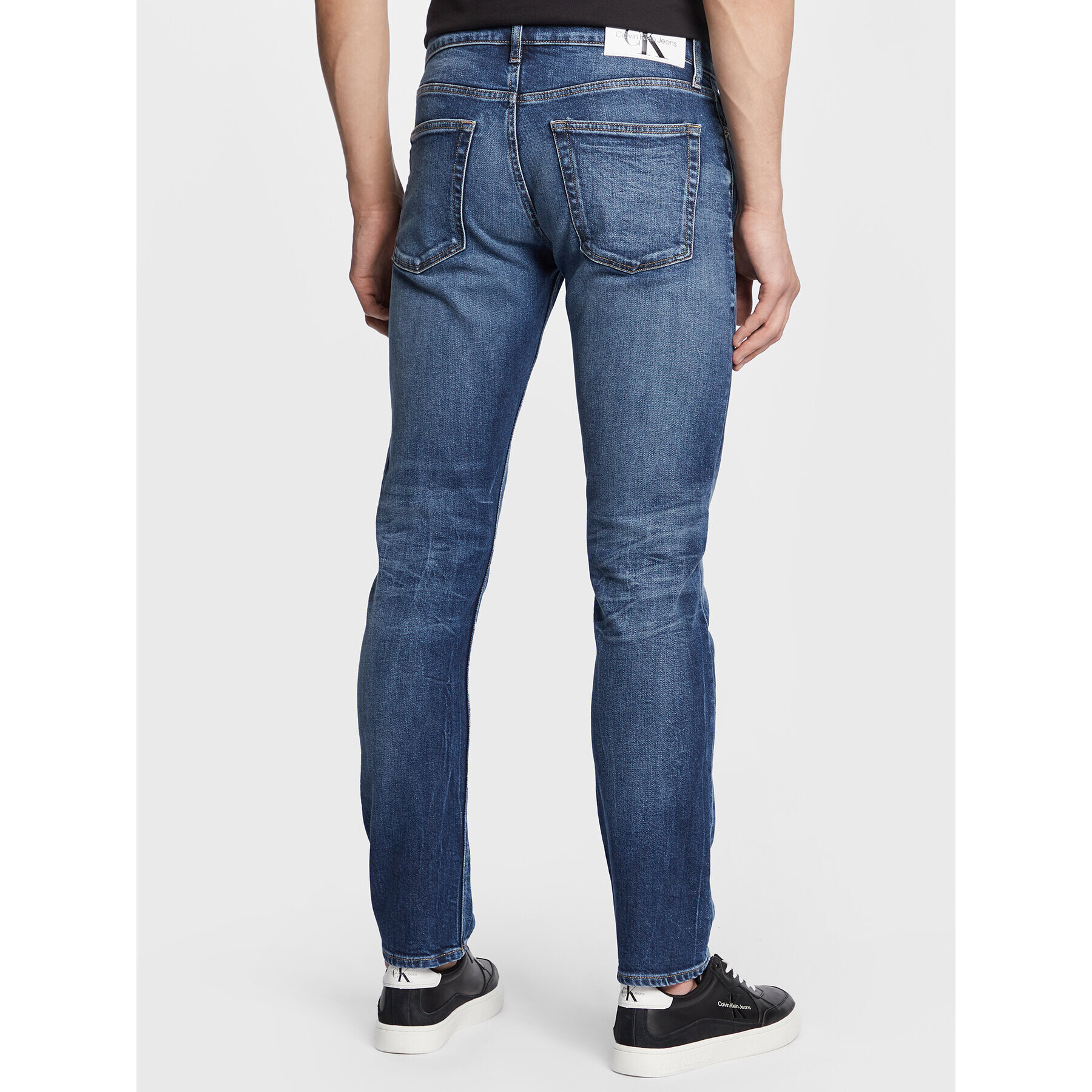 Calvin Klein Jeans Jeansy J30J322801 Modrá Slim Fit - Pepit.cz