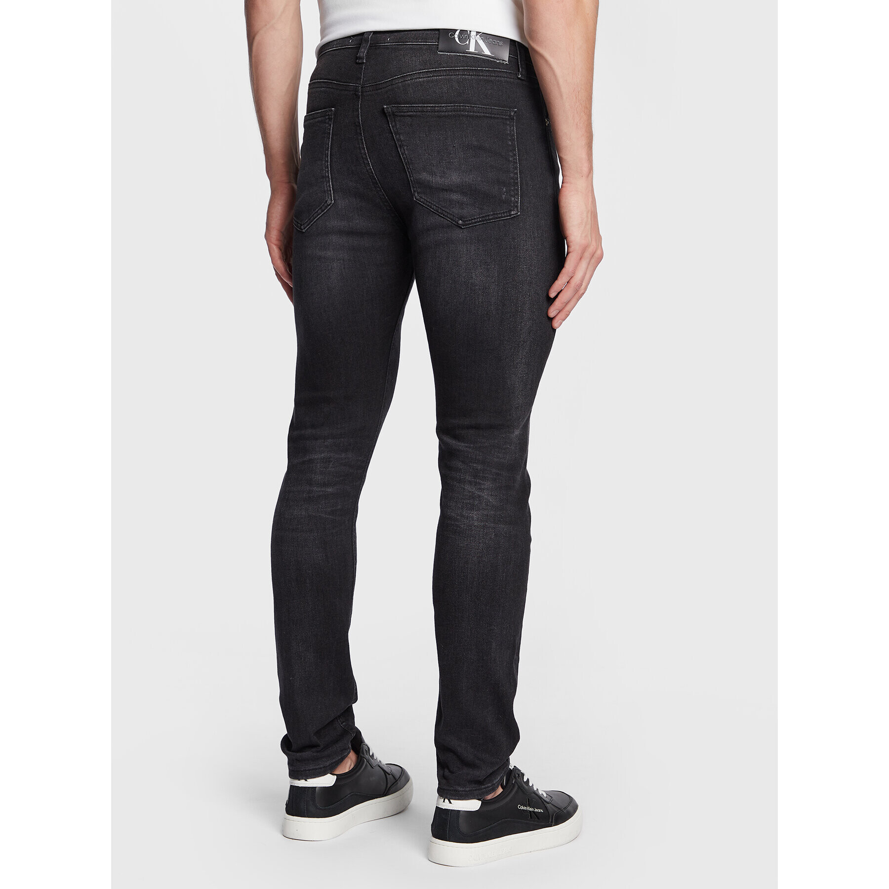 Calvin Klein Jeans Jeansy J30J322836 Černá Skinny Fit - Pepit.cz