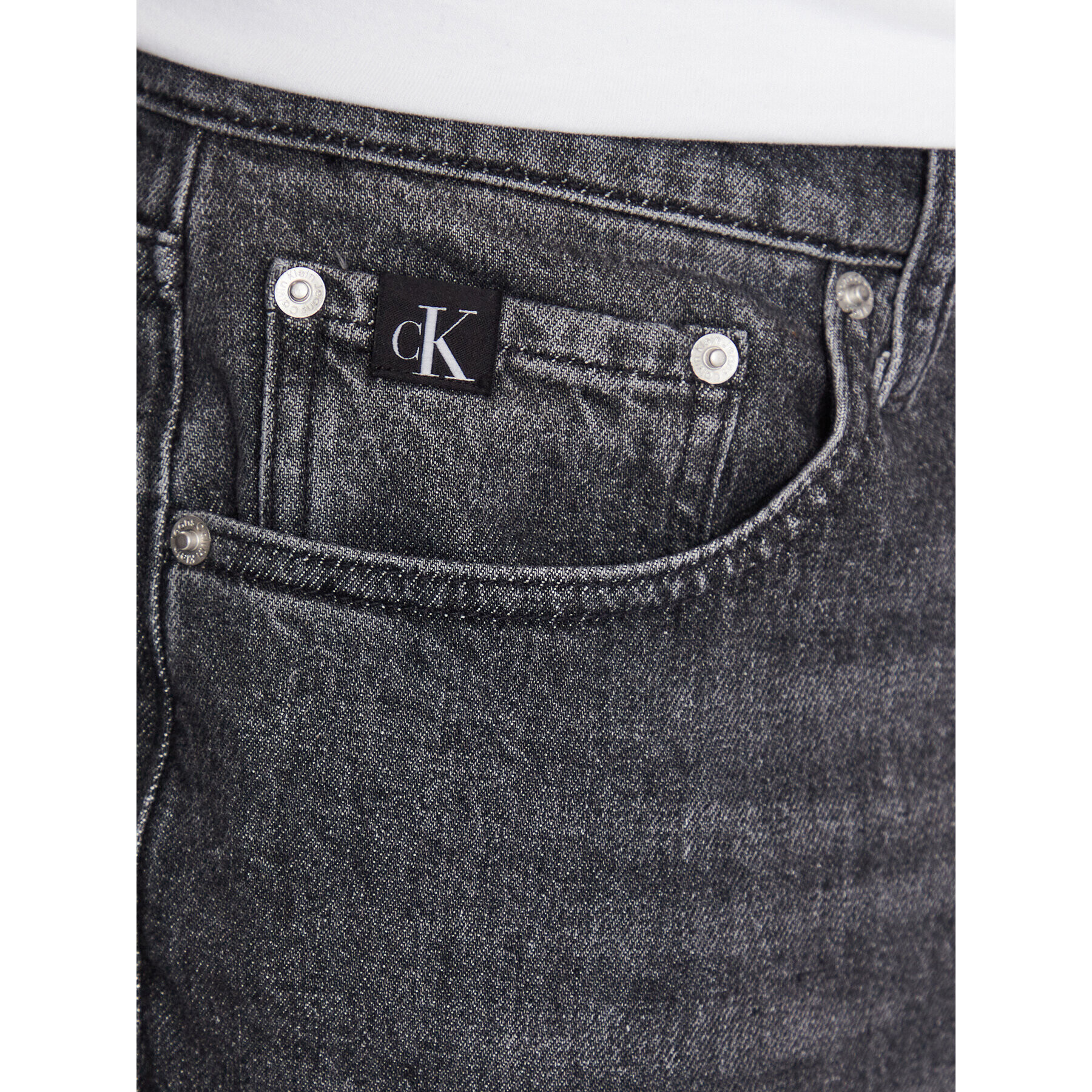 Calvin Klein Jeans Jeansy J30J323337 Šedá Relaxed Fit - Pepit.cz