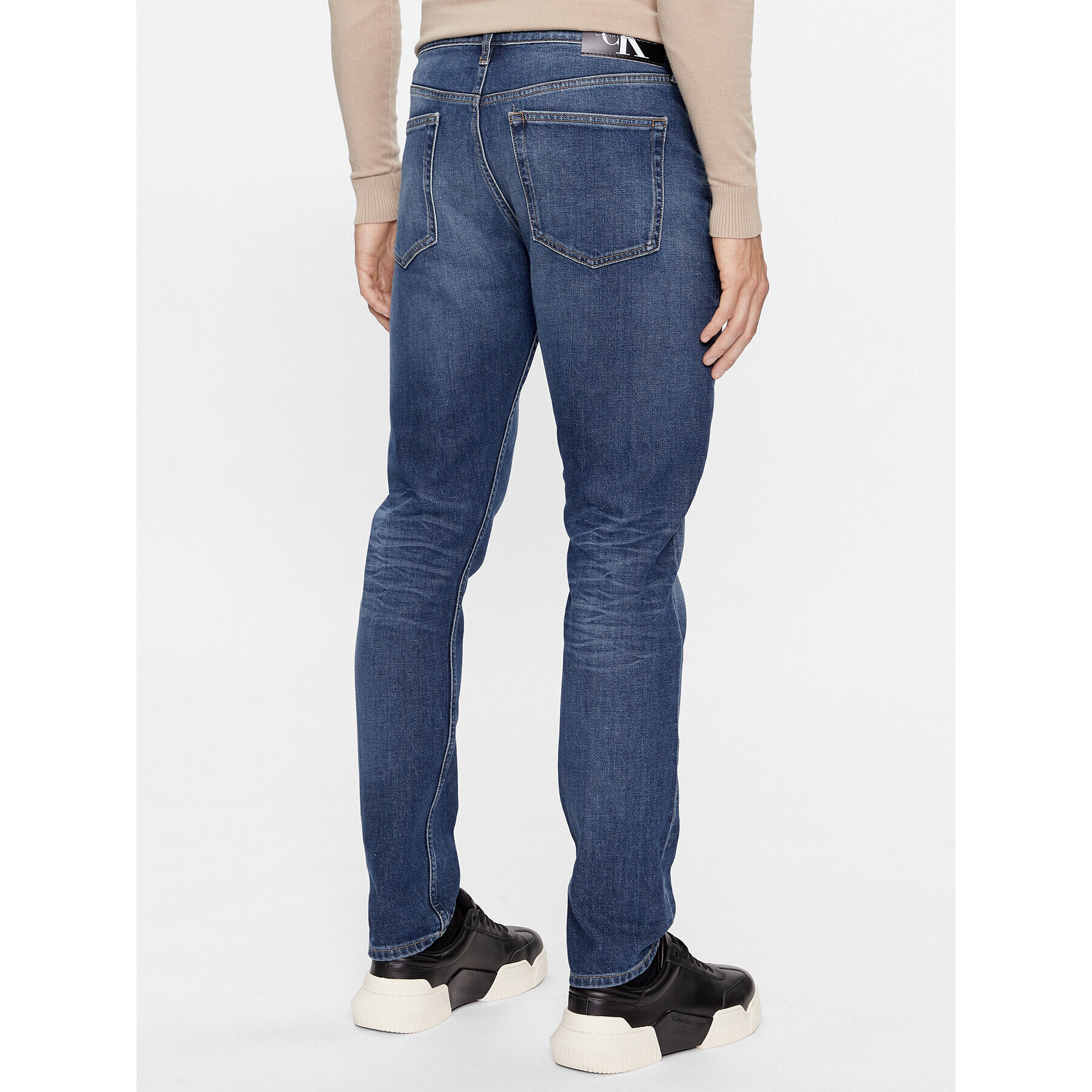 Calvin Klein Jeans Jeansy J30J323372 Tmavomodrá Slim Fit - Pepit.cz