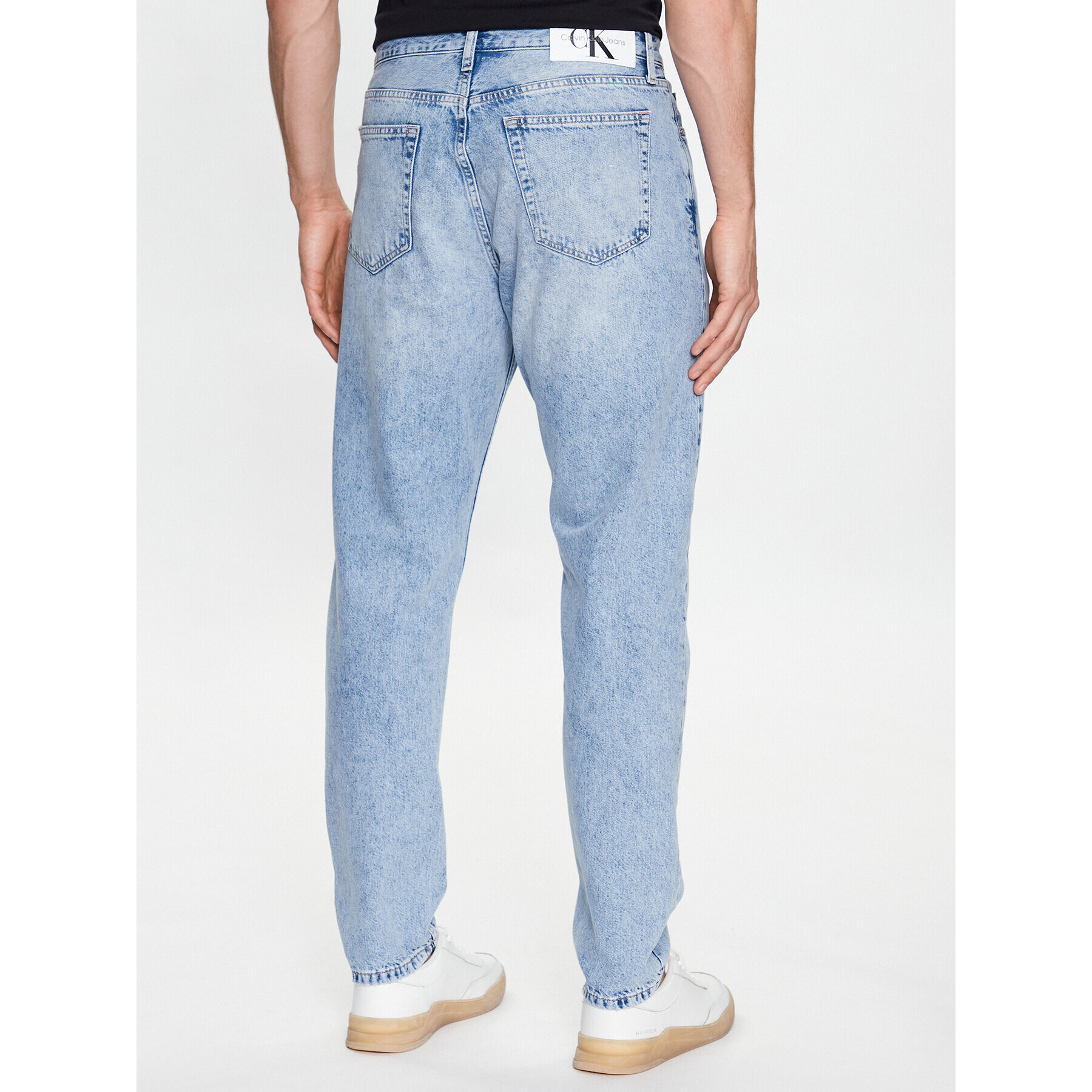 Calvin Klein Jeans Jeansy J30J323385 Modrá Regular Fit - Pepit.cz