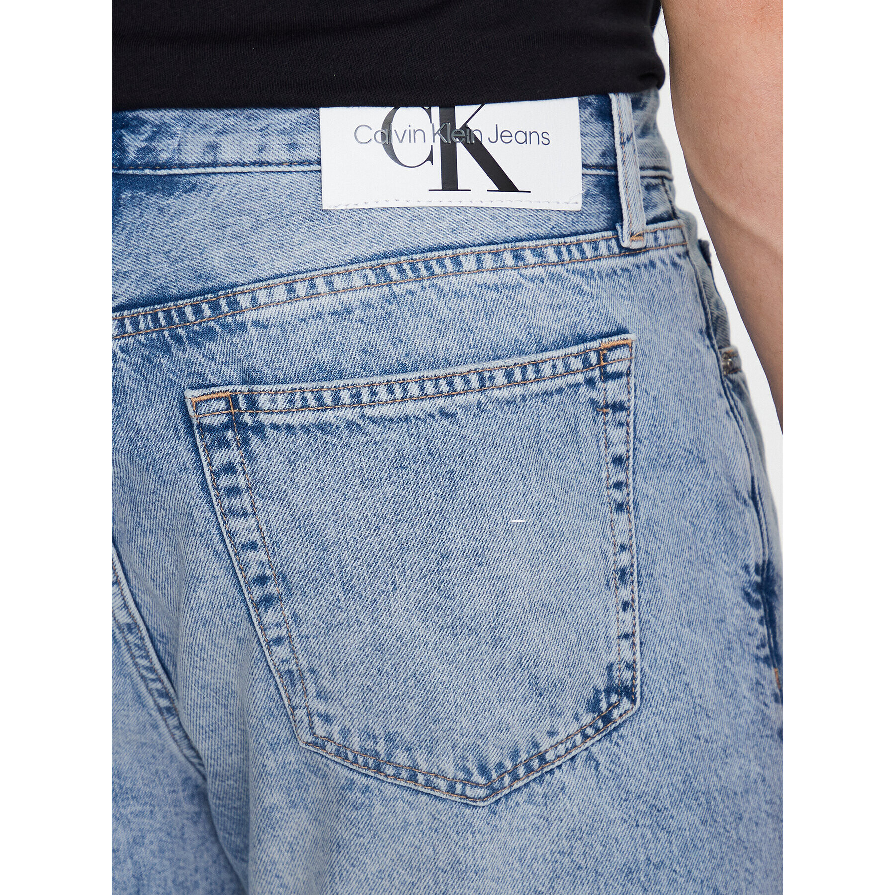 Calvin Klein Jeans Jeansy J30J323385 Modrá Regular Fit - Pepit.cz