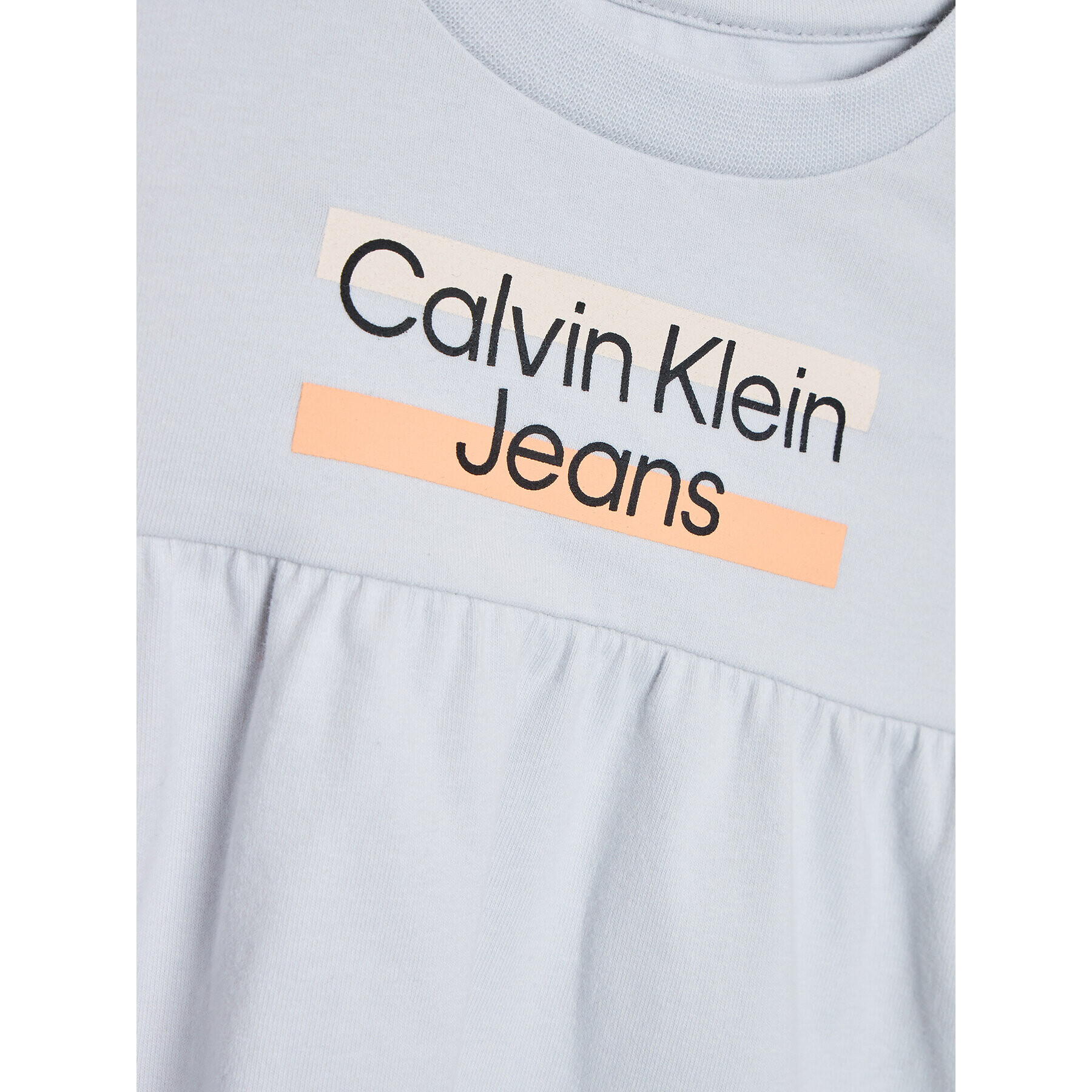 Calvin Klein Jeans Každodenní šaty Hero Logo IN0IN00065 Šedá Regular Fit - Pepit.cz