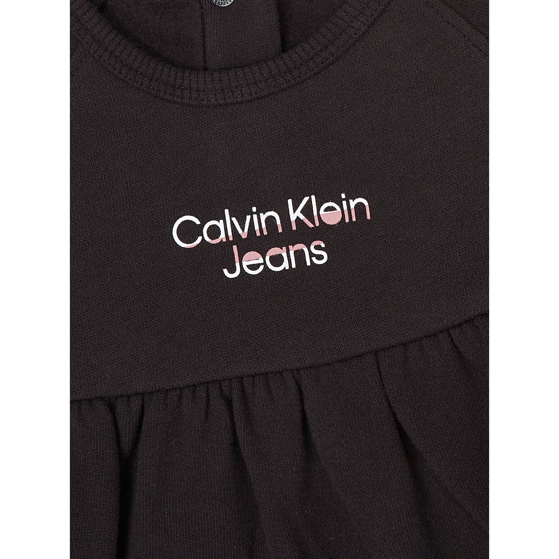 Calvin Klein Jeans Každodenní šaty Hero Logo IN0IN00089 Černá Regular Fit - Pepit.cz