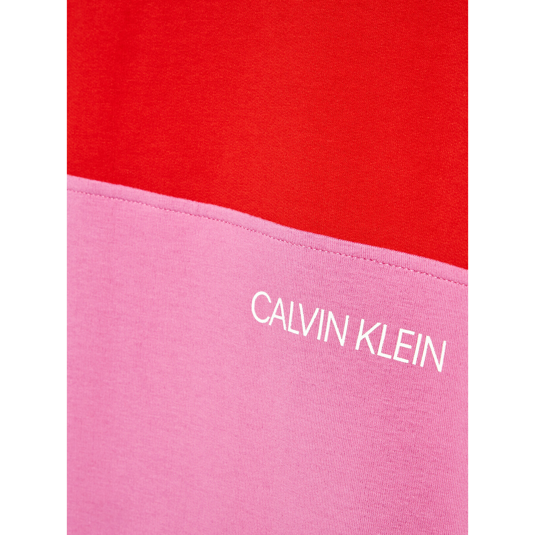 Calvin Klein Jeans Každodenní šaty IG0IG01415 Růžová Relaxed Fit - Pepit.cz