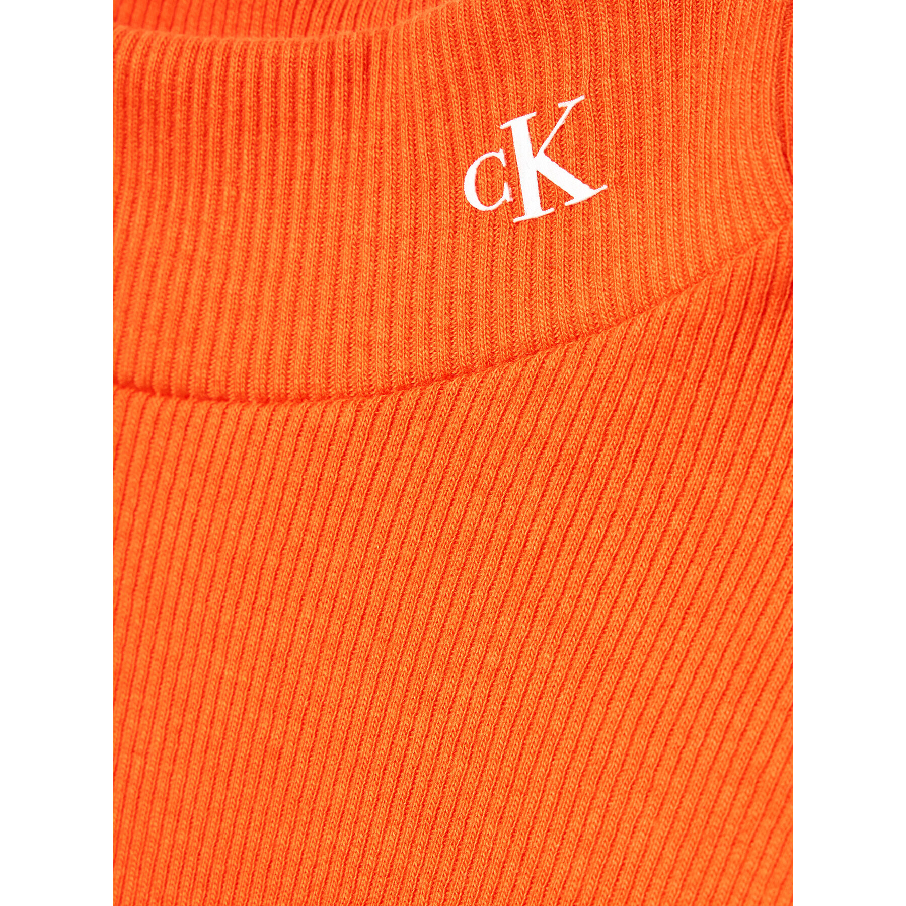 Calvin Klein Jeans Každodenní šaty IG0IG01811 Oranžová Regular Fit - Pepit.cz