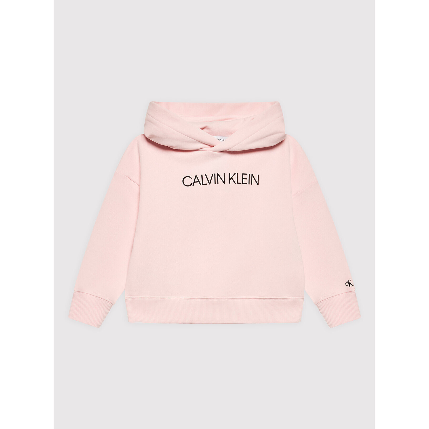 Calvin Klein Jeans Každodenní šaty Institutional Logo IG0IG01332 Růžová Regular Fit - Pepit.cz