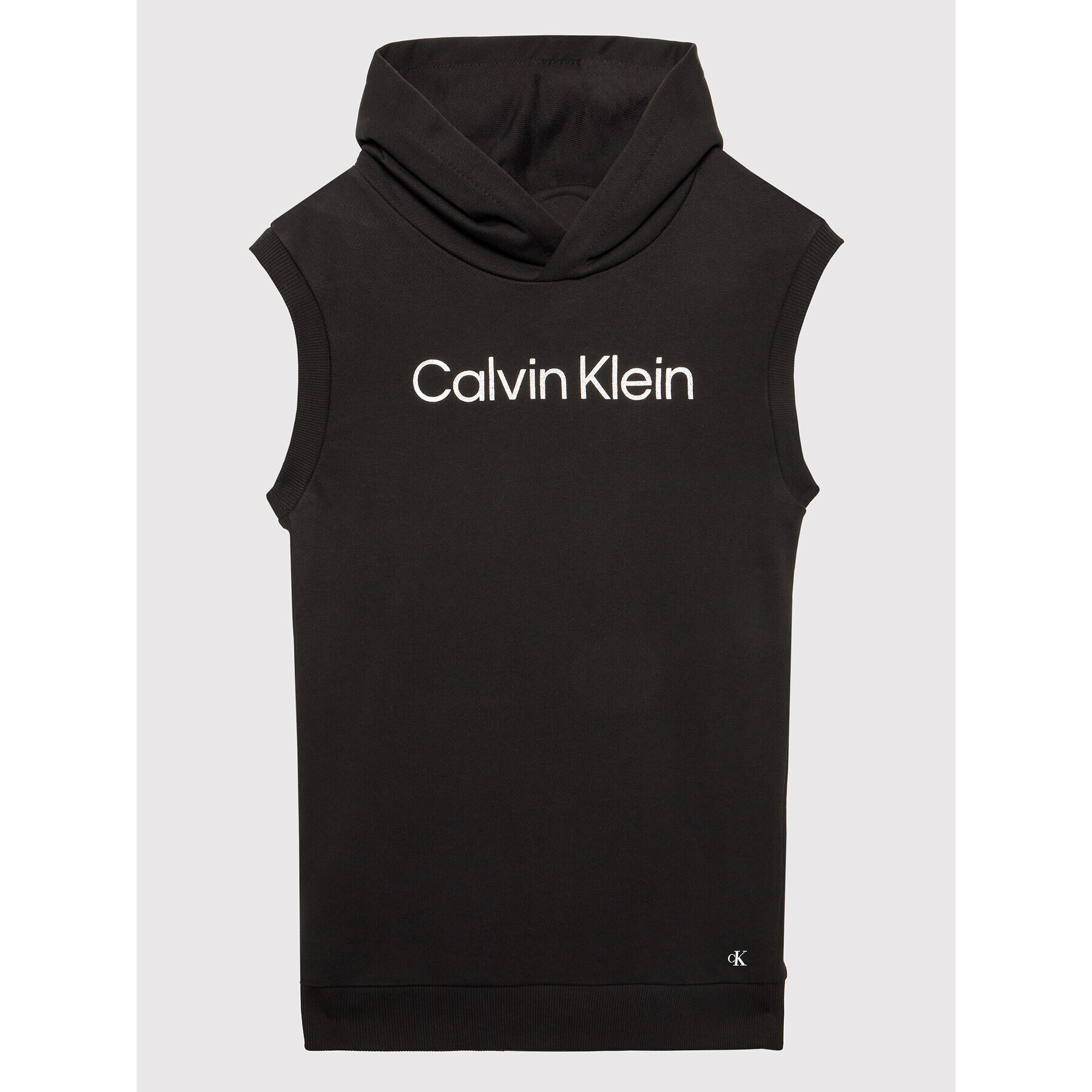 Calvin Klein Jeans Každodenní šaty Institutional Logo IG0IG01421 Černá Relaxed Fit - Pepit.cz