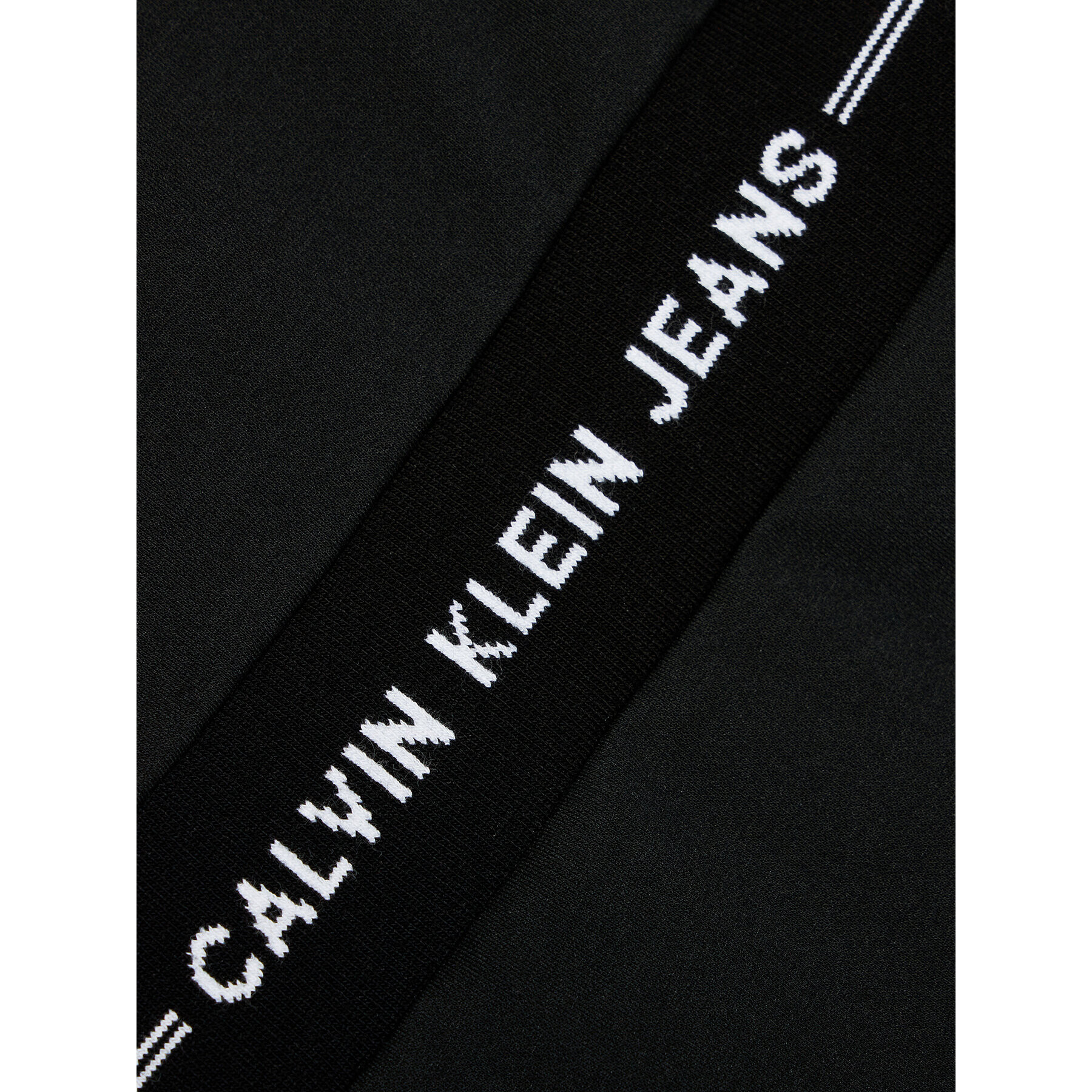 Calvin Klein Jeans Každodenní šaty Intarsia Logo IG0IG01027 Černá Regular Fit - Pepit.cz