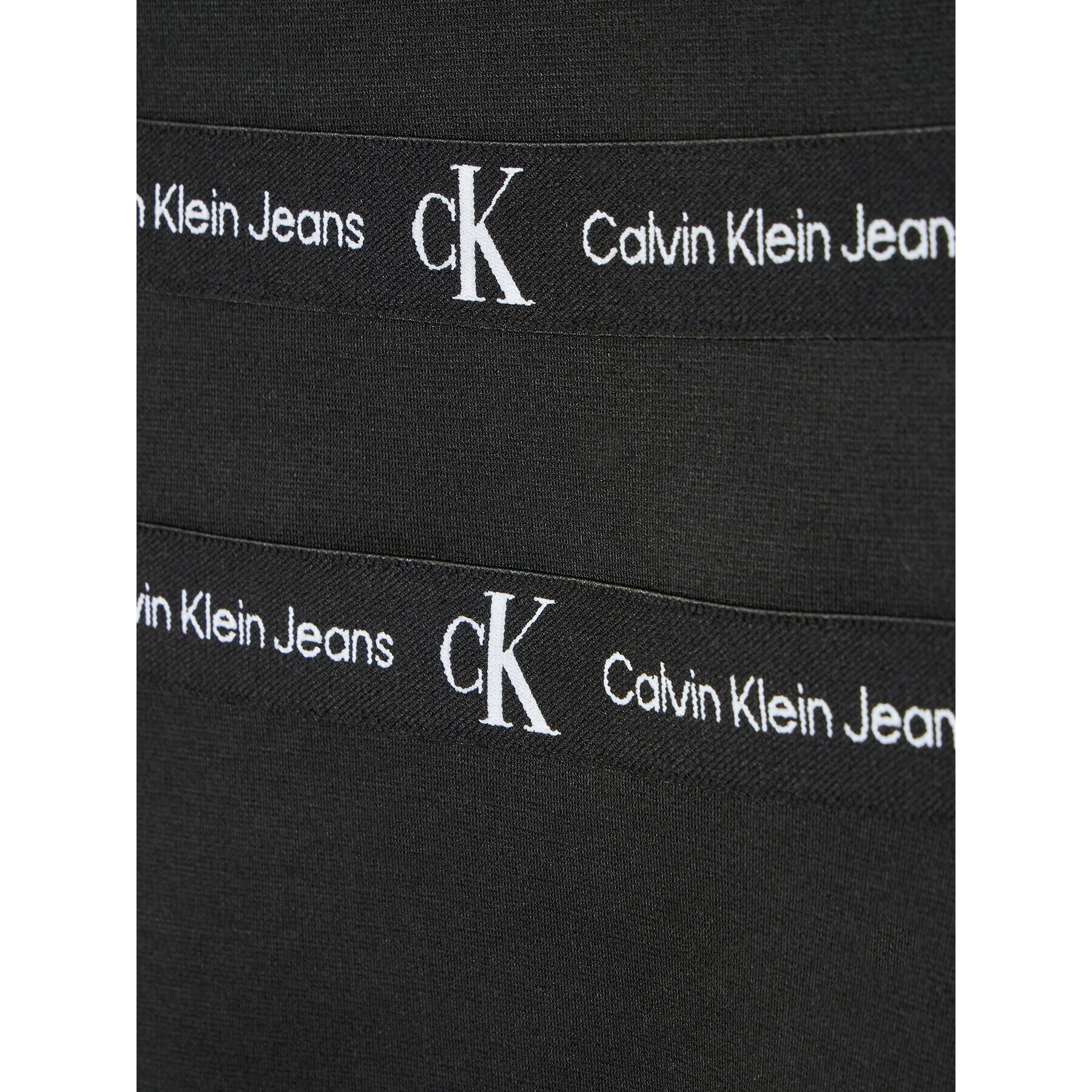 Calvin Klein Jeans Každodenní šaty Logo Tape Punto IG0IG01413 Černá Slim Fit - Pepit.cz