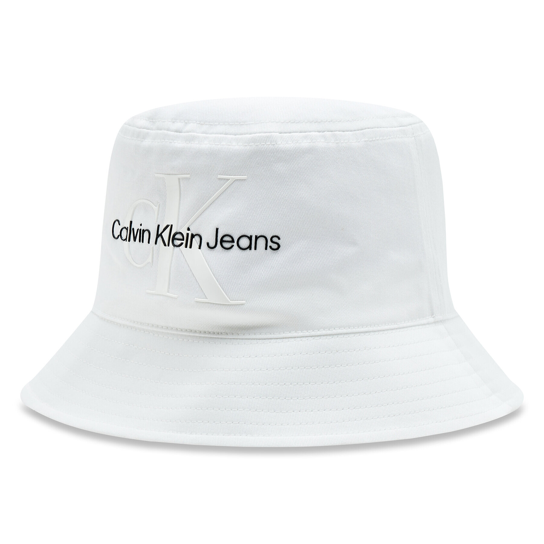 Calvin Klein Jeans Klobouk Bucket Monogram K60K610715 Bílá - Pepit.cz