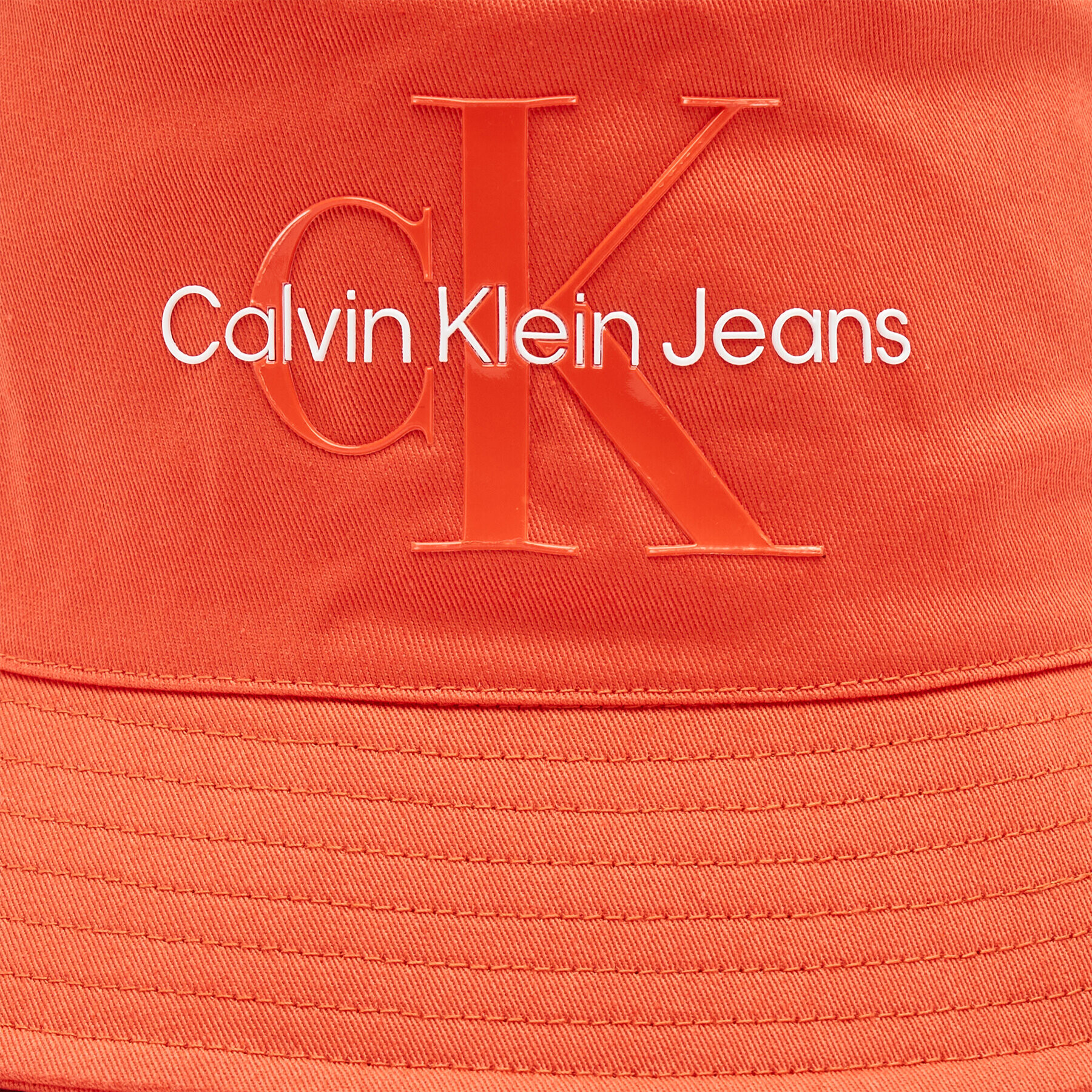 Calvin Klein Jeans Klobouk Bucket Monogram K60K610715 Červená - Pepit.cz