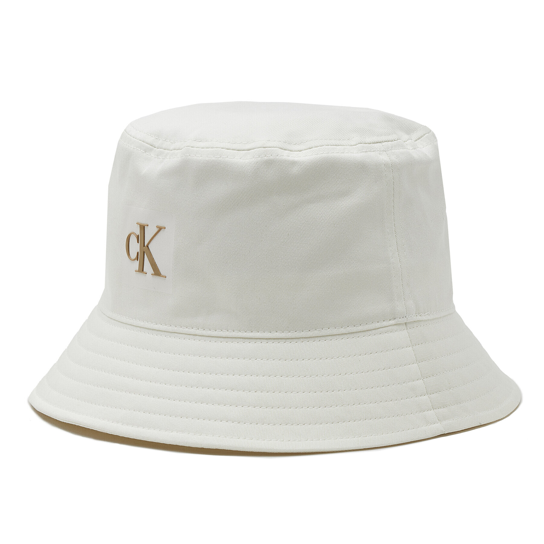 Calvin Klein Jeans Klobouk Bucket Sculpted Twill K60K610375 Bílá - Pepit.cz