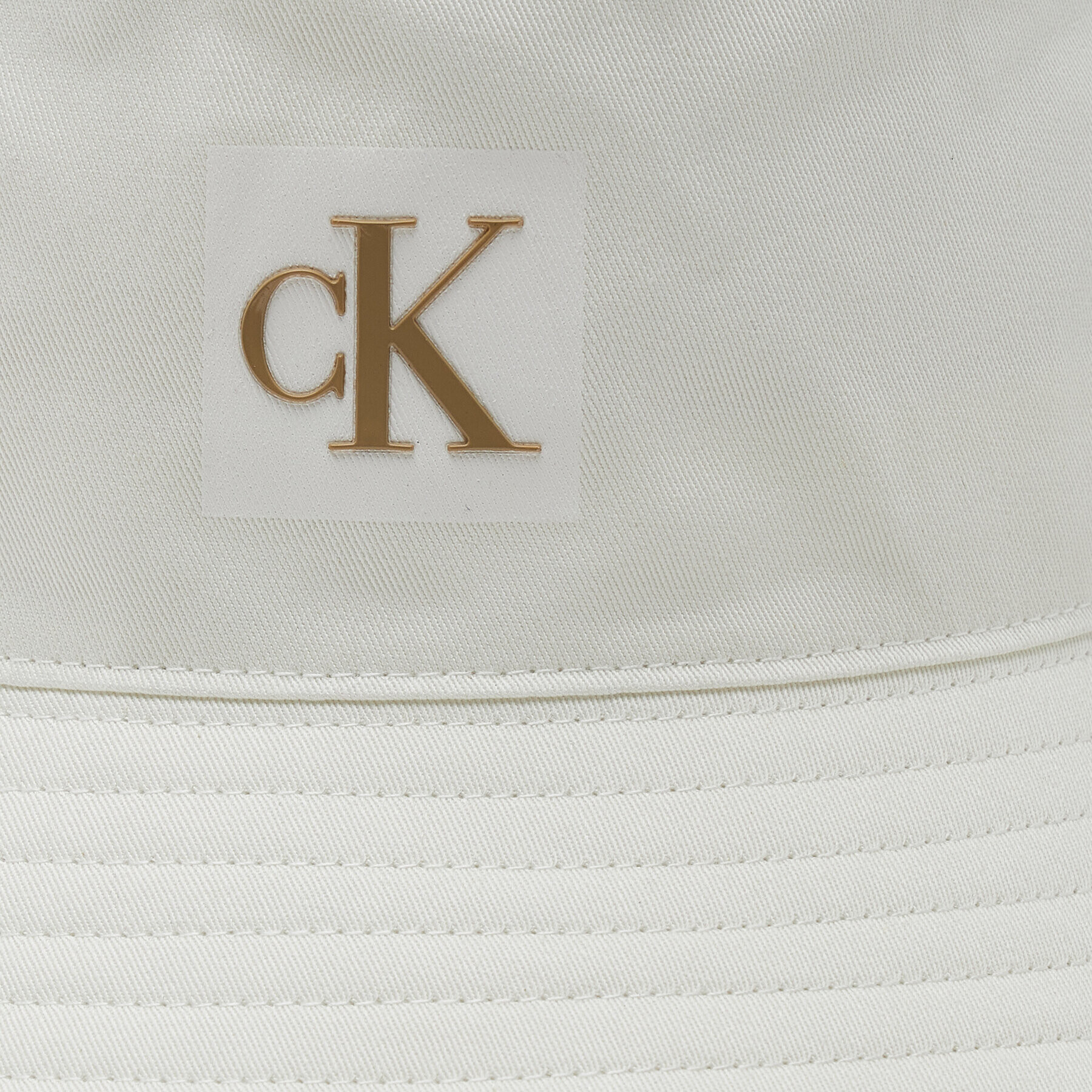 Calvin Klein Jeans Klobouk Bucket Sculpted Twill K60K610375 Bílá - Pepit.cz