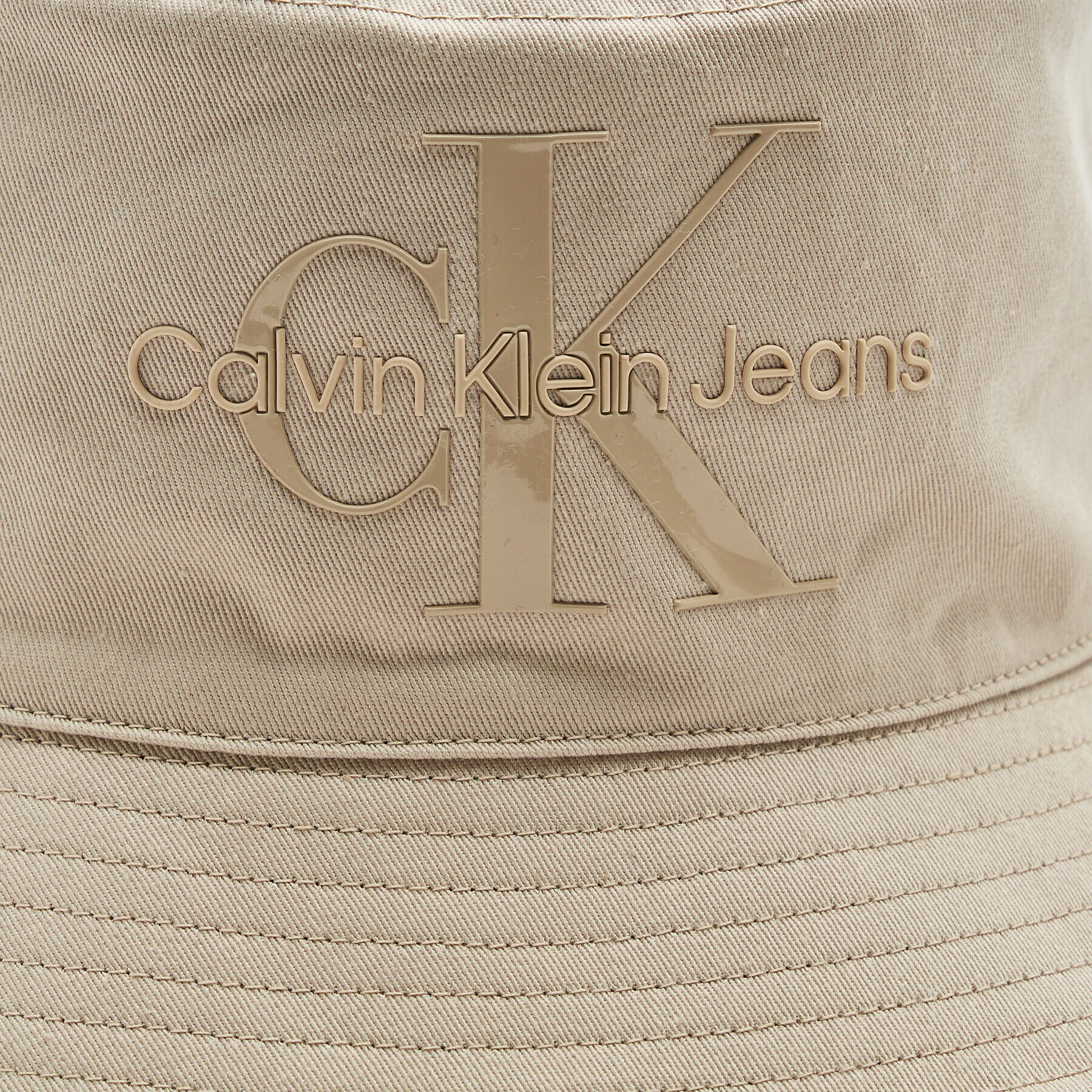 Calvin Klein Jeans Klobouk Monogram Bucket Hat K60K610715 Béžová - Pepit.cz