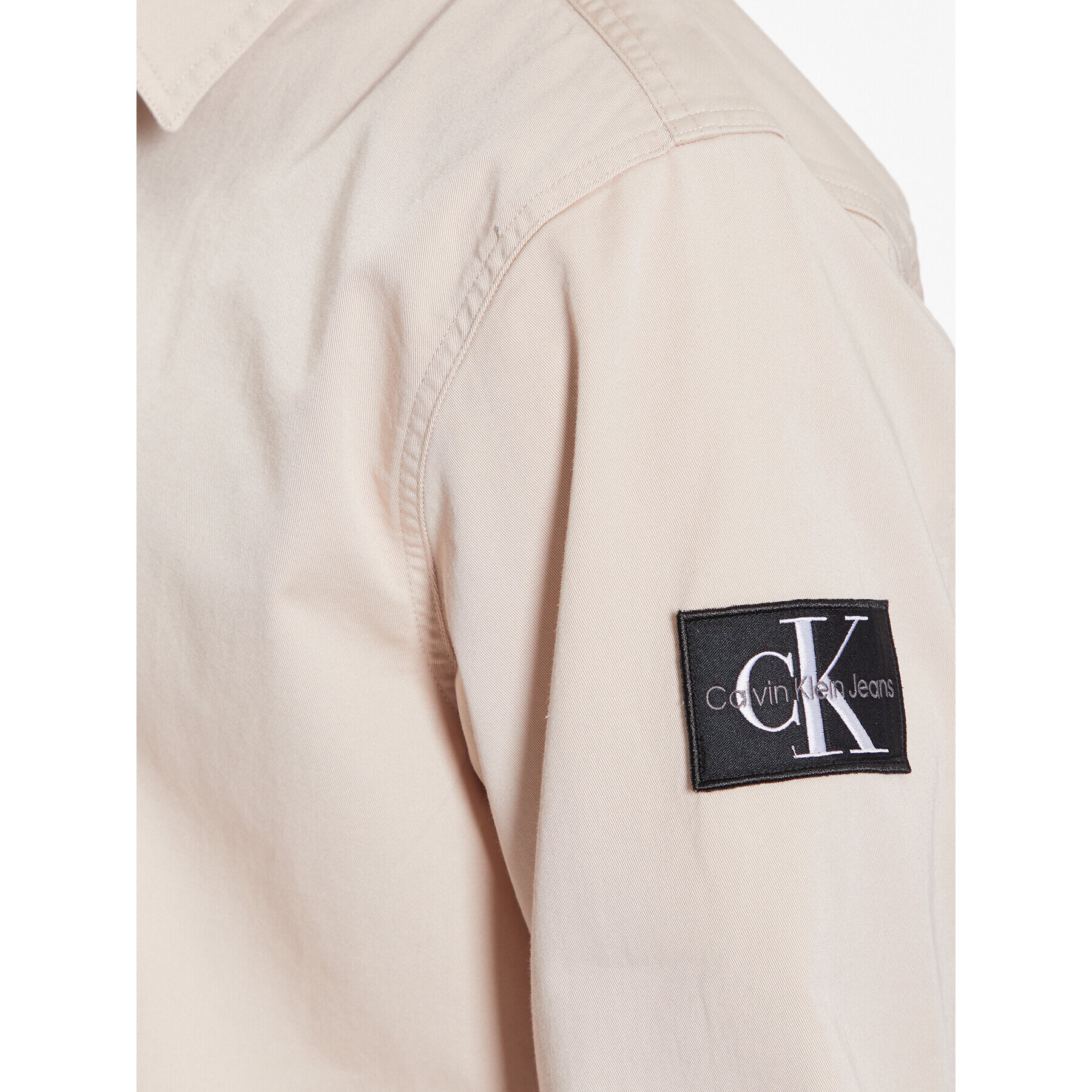 Calvin Klein Jeans Košile J30J323255 Béžová Relaxed Fit - Pepit.cz