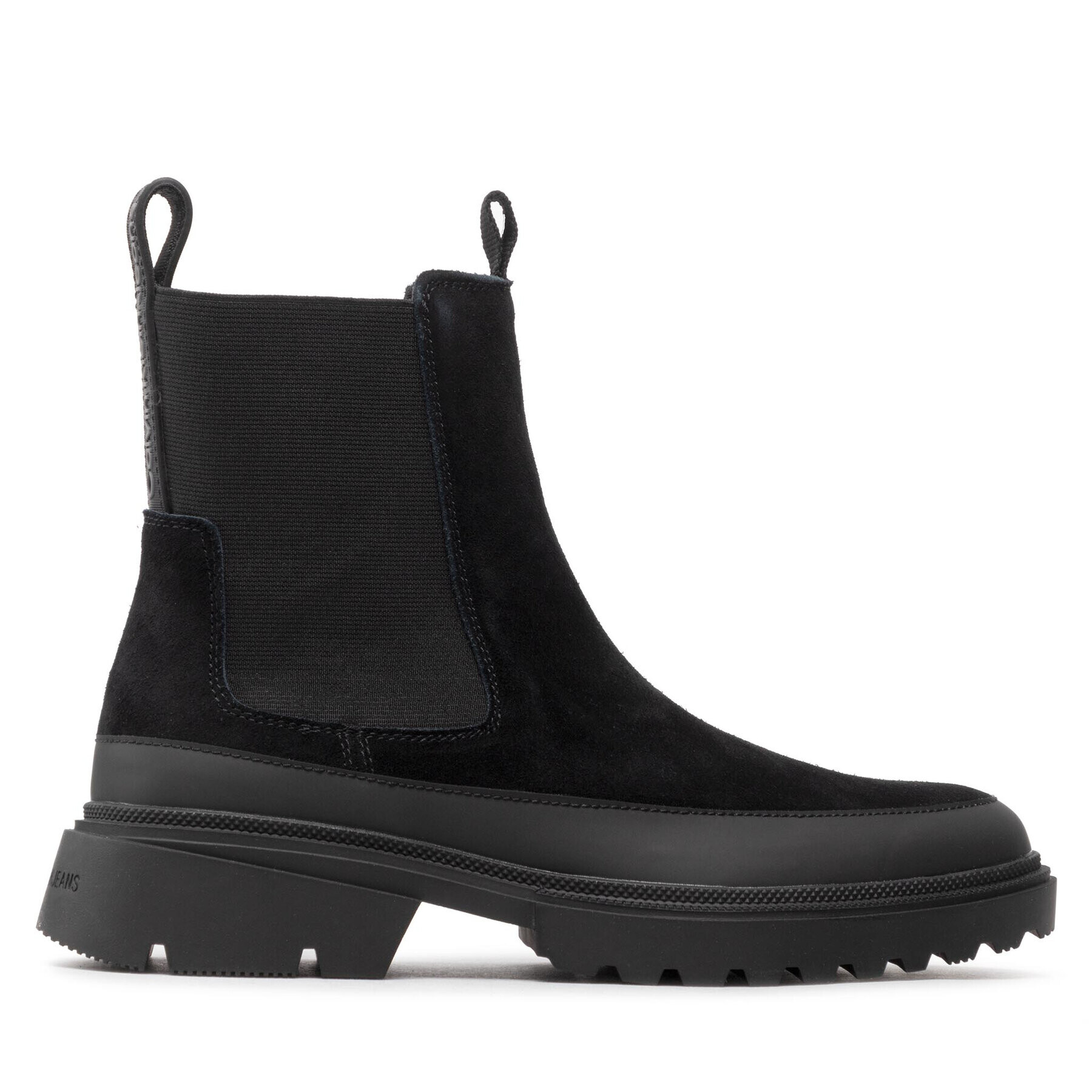 Calvin Klein Jeans Kotníková obuv s elastickým prvkem Chunky Chelsea Boot YM0YM00466 Černá - Pepit.cz