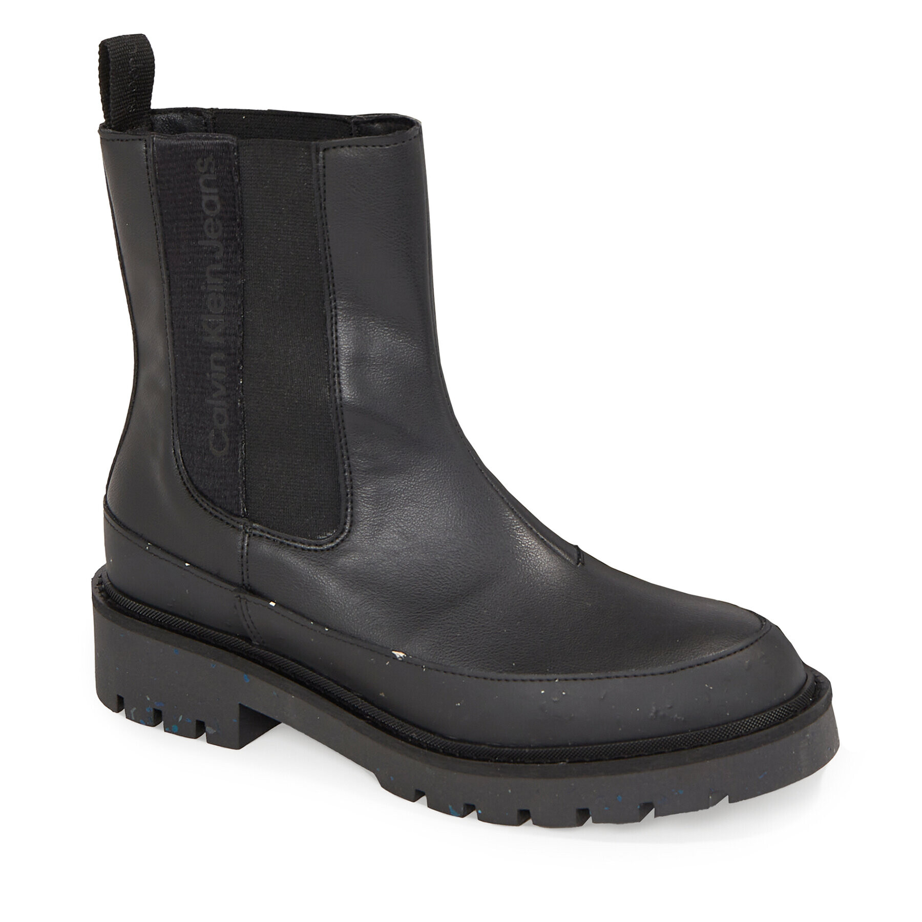 Calvin Klein Jeans Kotníková obuv s elastickým prvkem Combat Mid Chelsea Boot Wn YW0YW01254 Černá - Pepit.cz