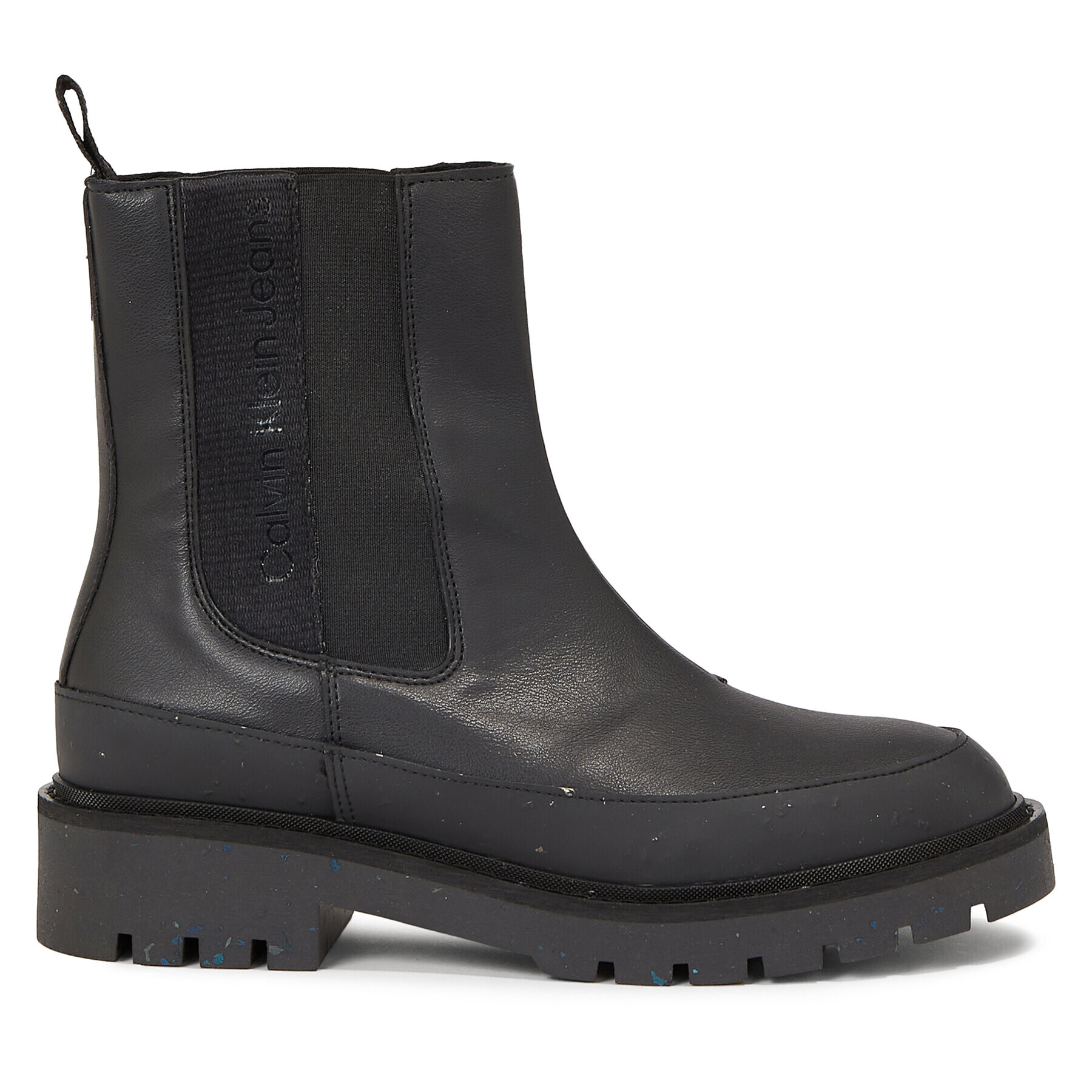 Calvin Klein Jeans Kotníková obuv s elastickým prvkem Combat Mid Chelsea Boot Wn YW0YW01254 Černá - Pepit.cz