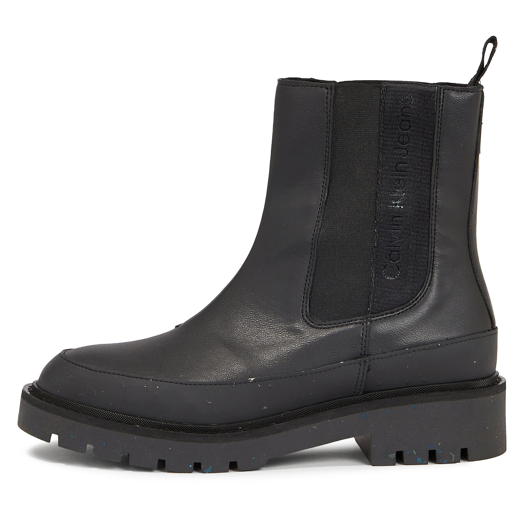 Calvin Klein Jeans Kotníková obuv s elastickým prvkem Combat Mid Chelsea Boot Wn YW0YW01254 Černá - Pepit.cz