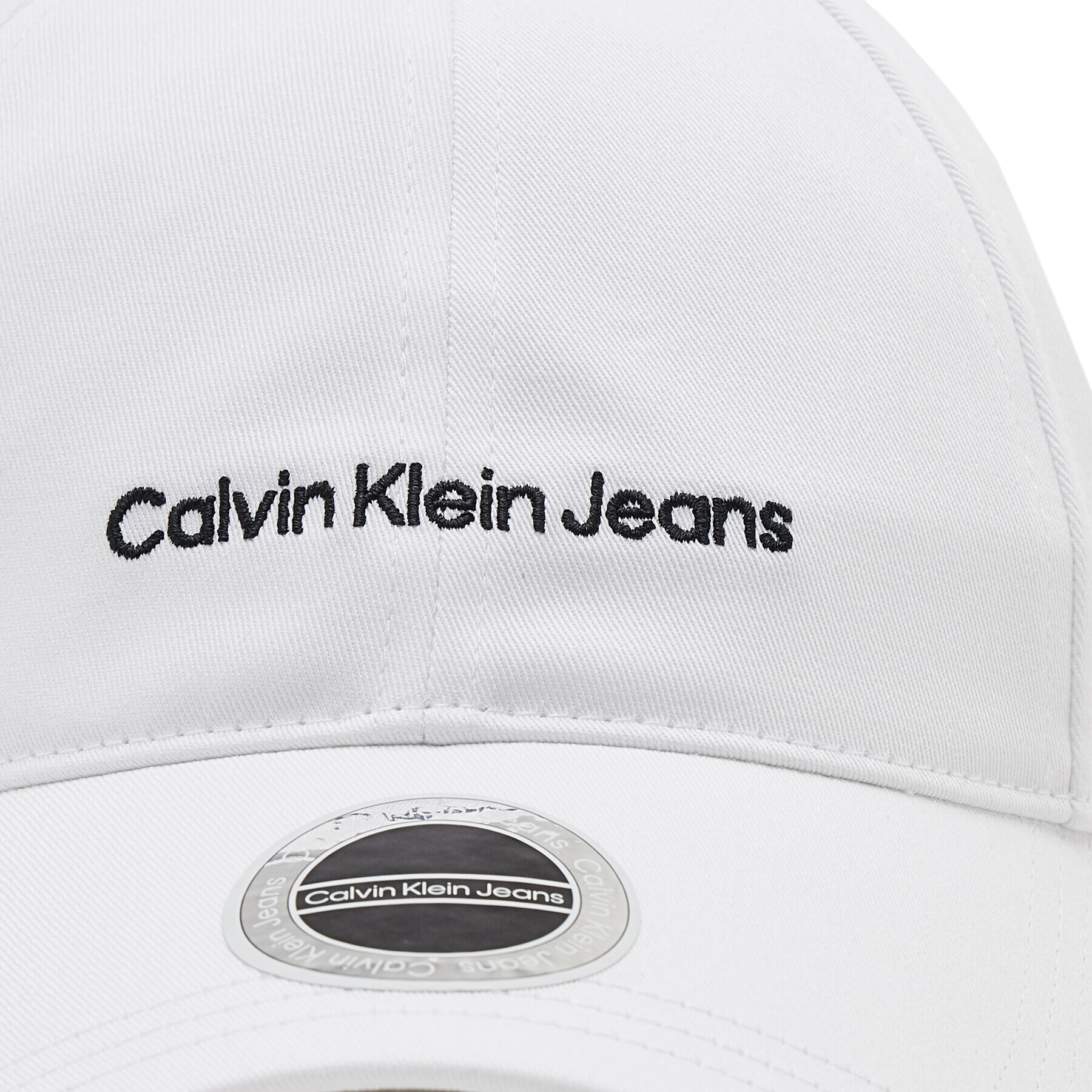 Calvin Klein Jeans Kšiltovka Institutional K50K509918 Bílá - Pepit.cz