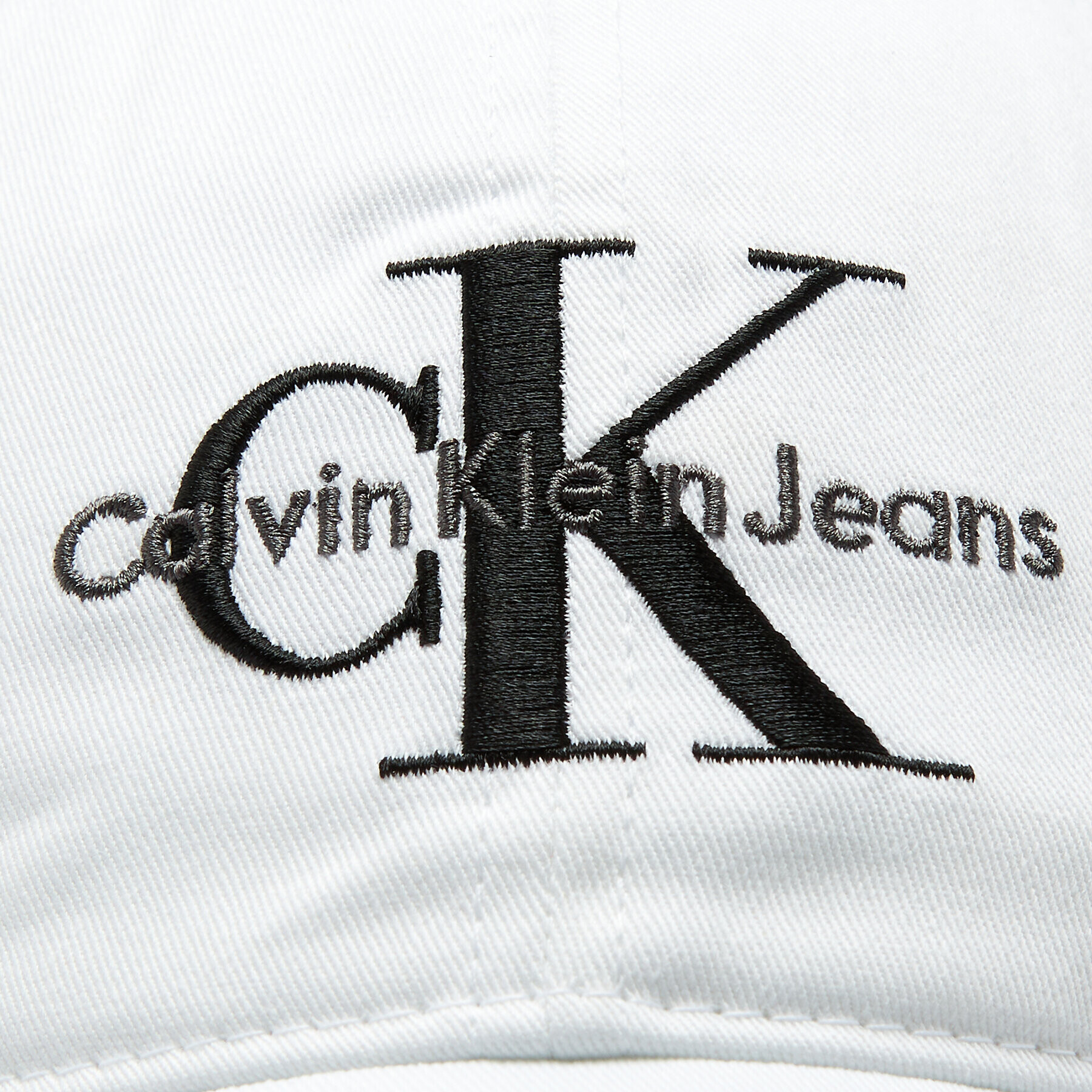 Calvin Klein Jeans Kšiltovka K60K610280 Bílá - Pepit.cz