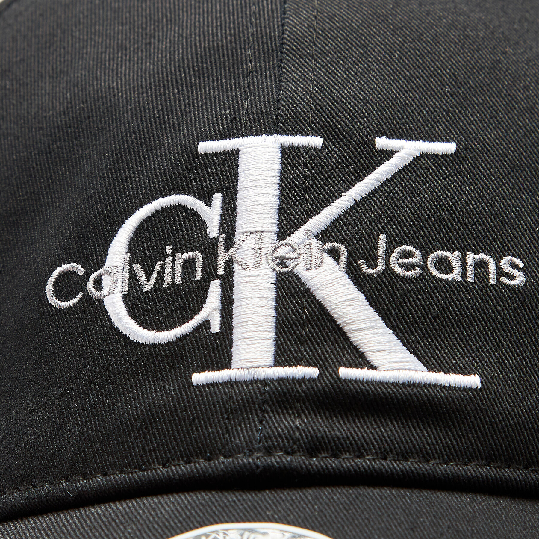 Calvin Klein Jeans Kšiltovka Monogram K50K510061 Černá - Pepit.cz