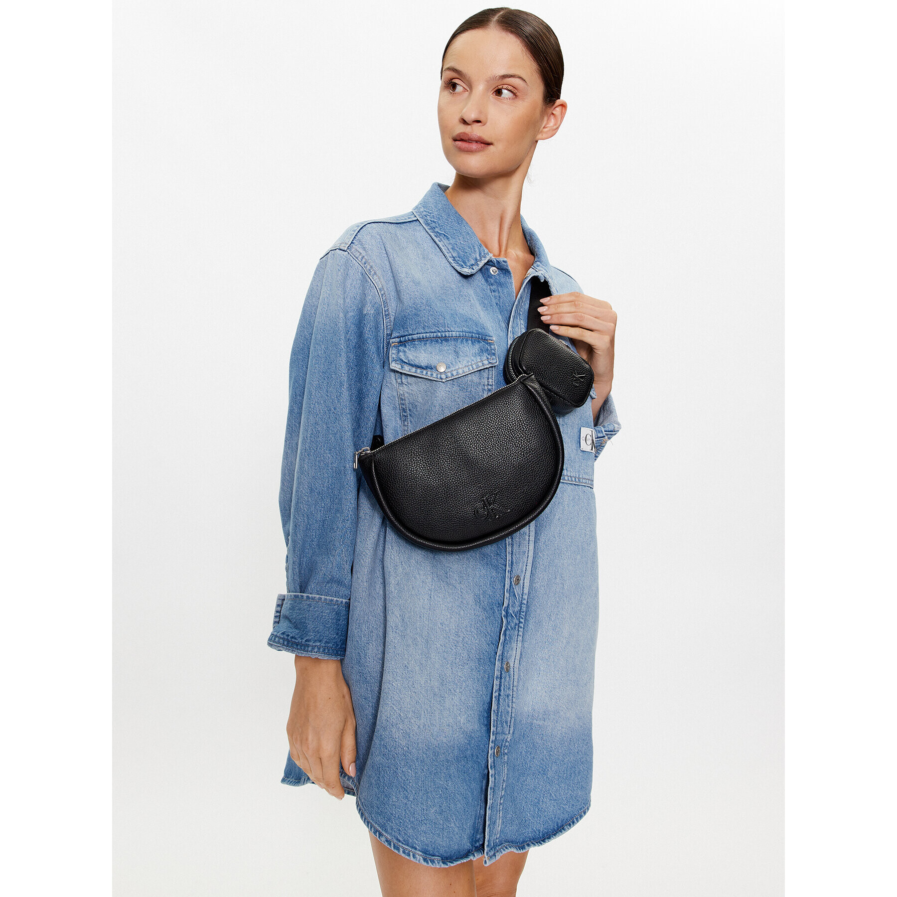 Calvin Klein Jeans Ledvinka Connected Modular Waistbag K60K610864 Černá - Pepit.cz