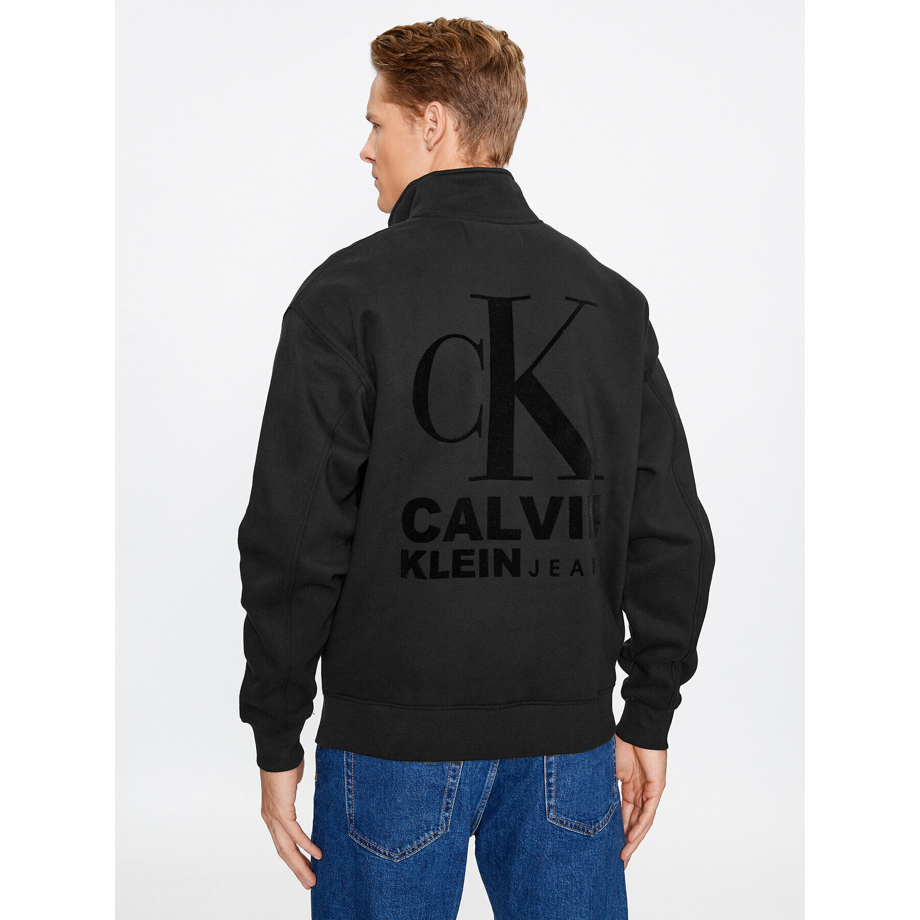 Calvin Klein Jeans Mikina 1978 J30J324100 Černá Regular Fit - Pepit.cz