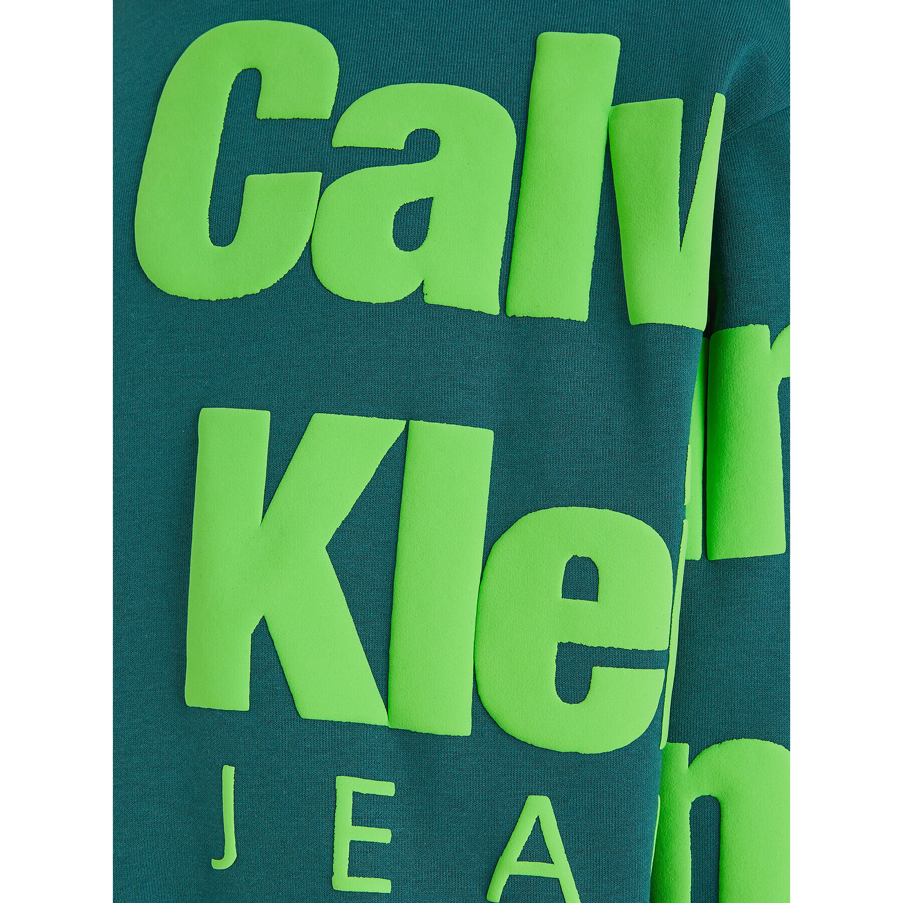 Calvin Klein Jeans Mikina Blown Up Logo IB0IB01860 Modrá Regular Fit - Pepit.cz