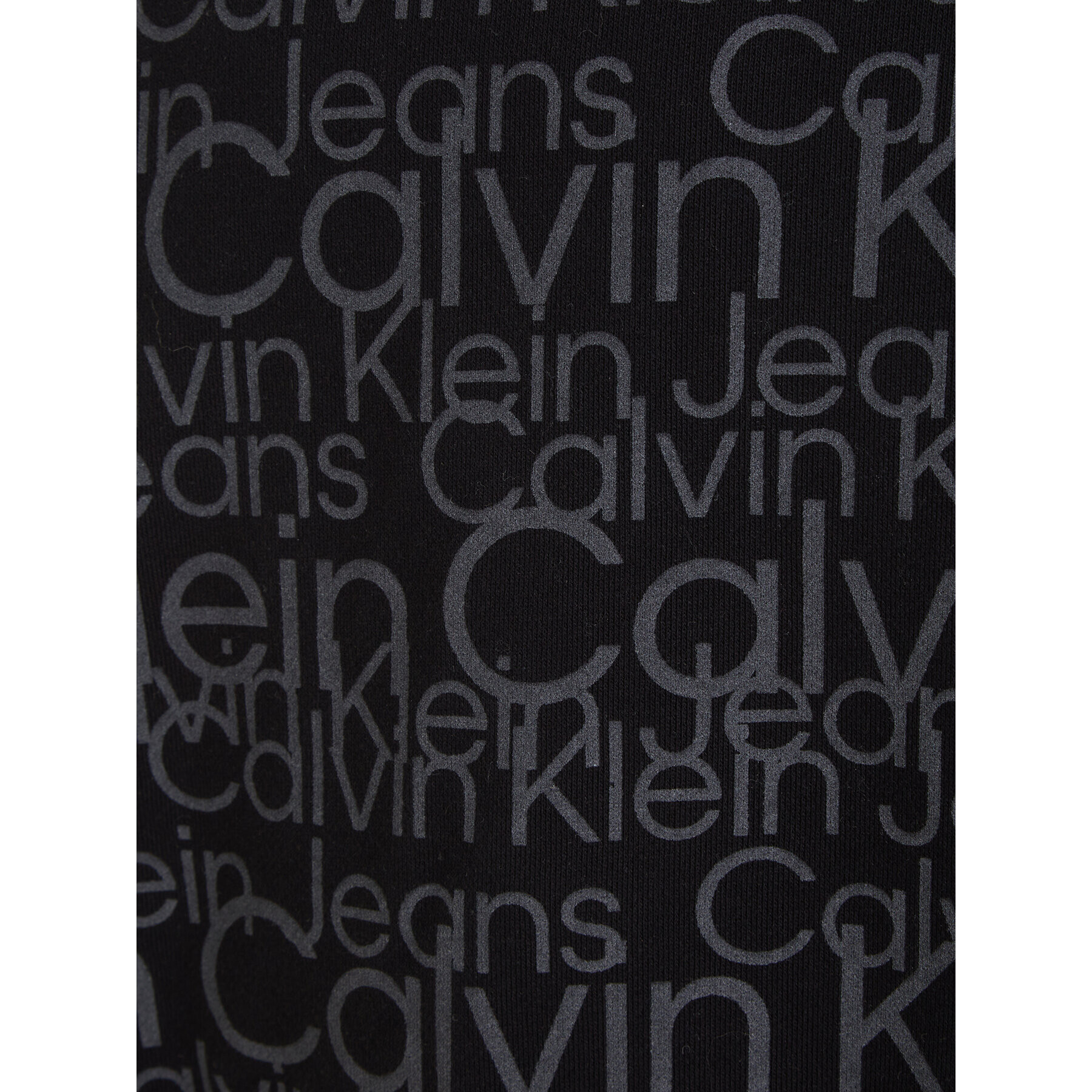 Calvin Klein Jeans Mikina Glow In The Dark IB0IB01855 Černá Regular Fit - Pepit.cz