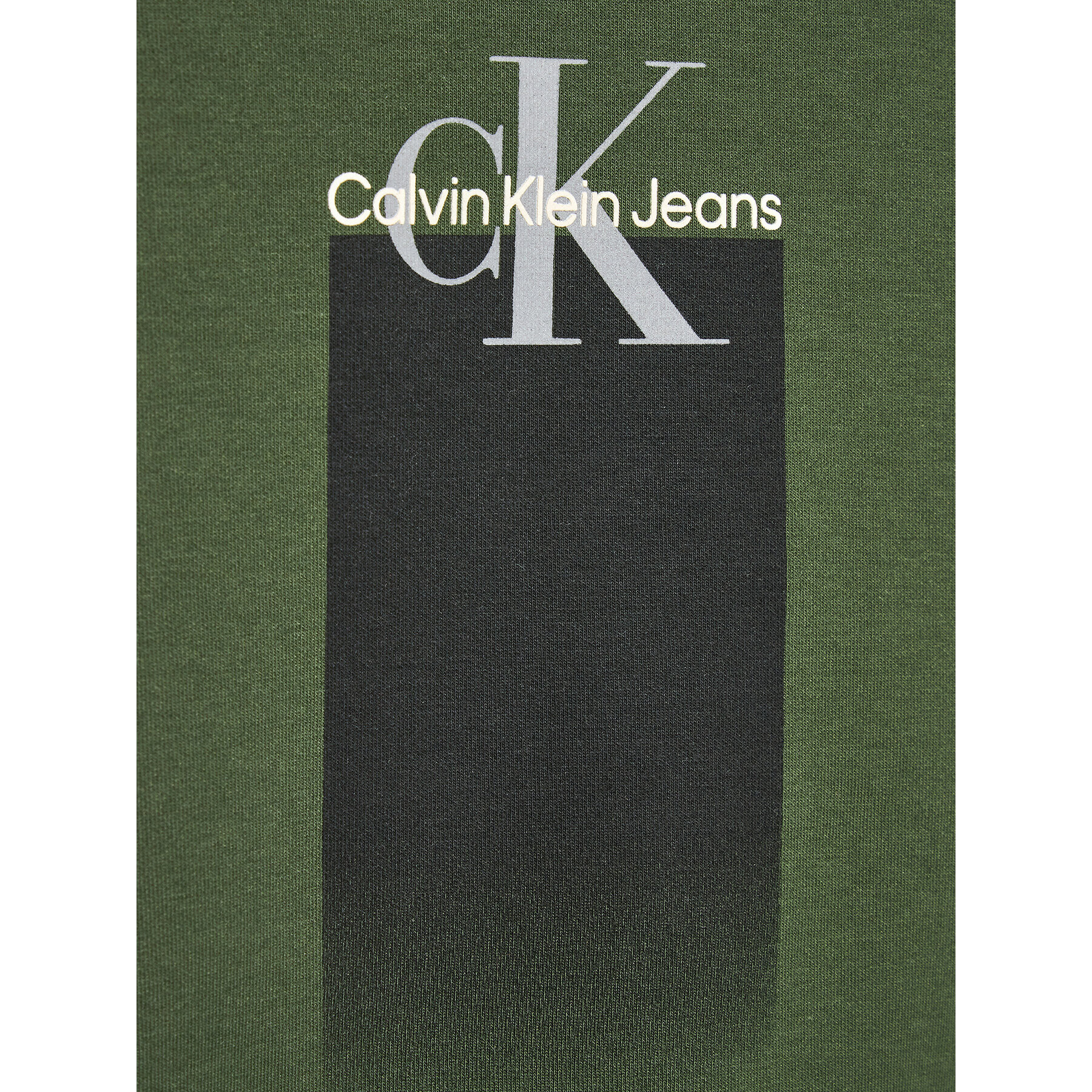 Calvin Klein Jeans Mikina Gradient IB0IB01432 Khaki Regular Fit - Pepit.cz