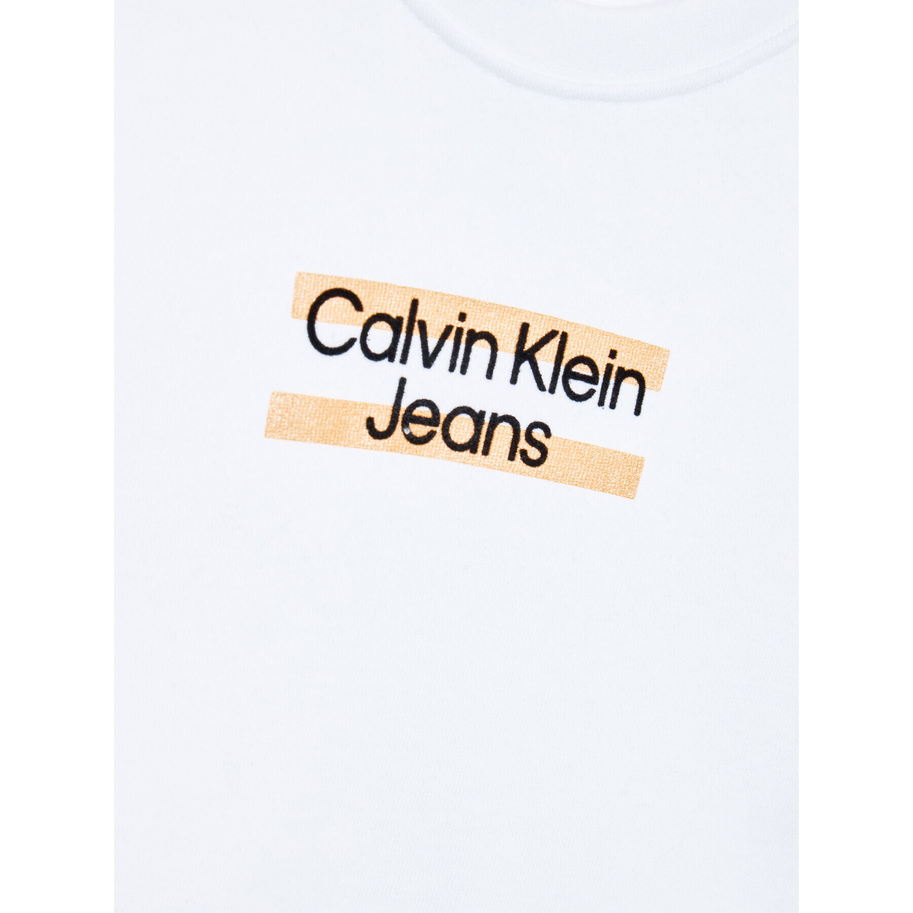 Calvin Klein Jeans Mikina Hero Logo IG0IG01936 Bílá Regular Fit - Pepit.cz