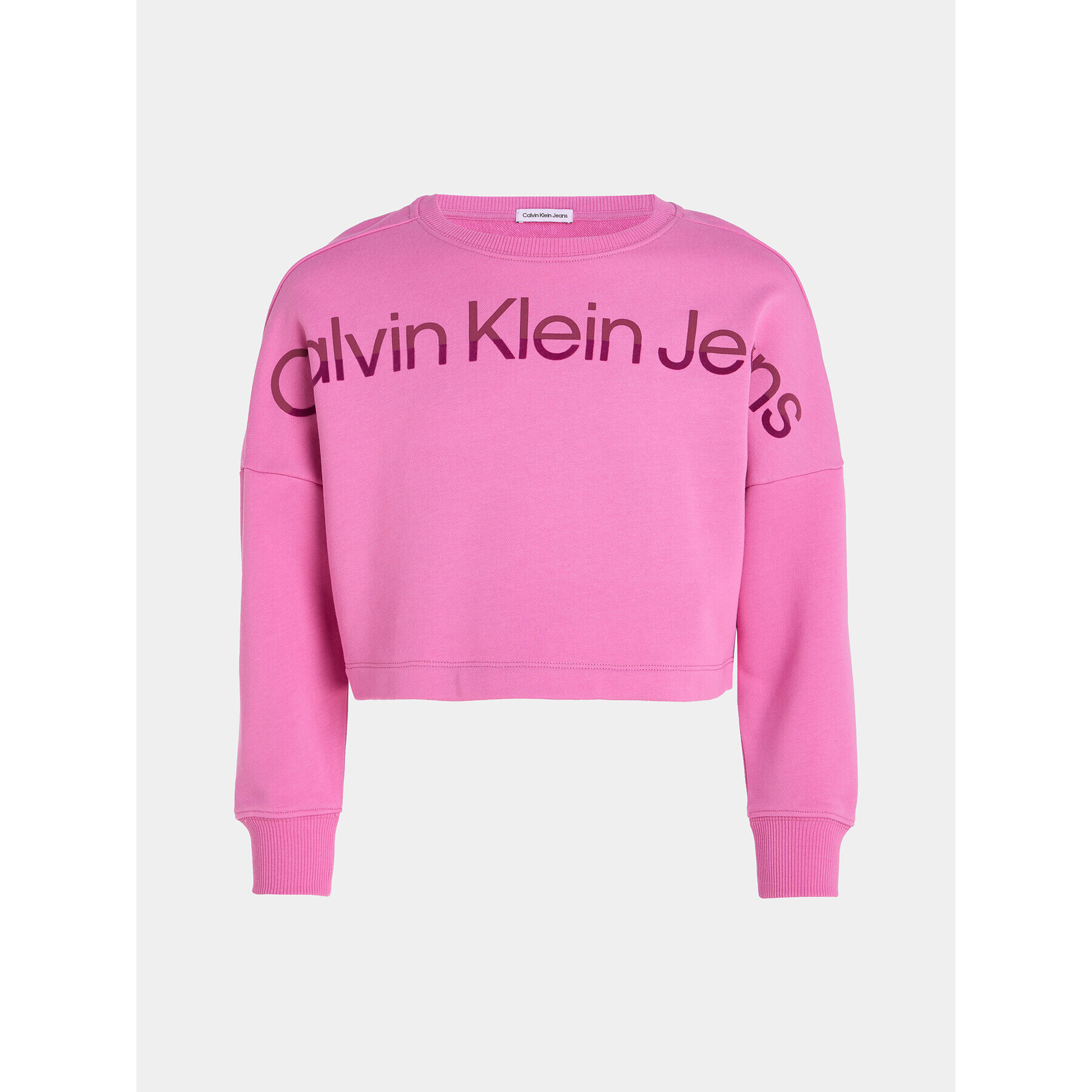 Calvin Klein Jeans Mikina Hero Logo IG0IG02210 Růžová Regular Fit - Pepit.cz