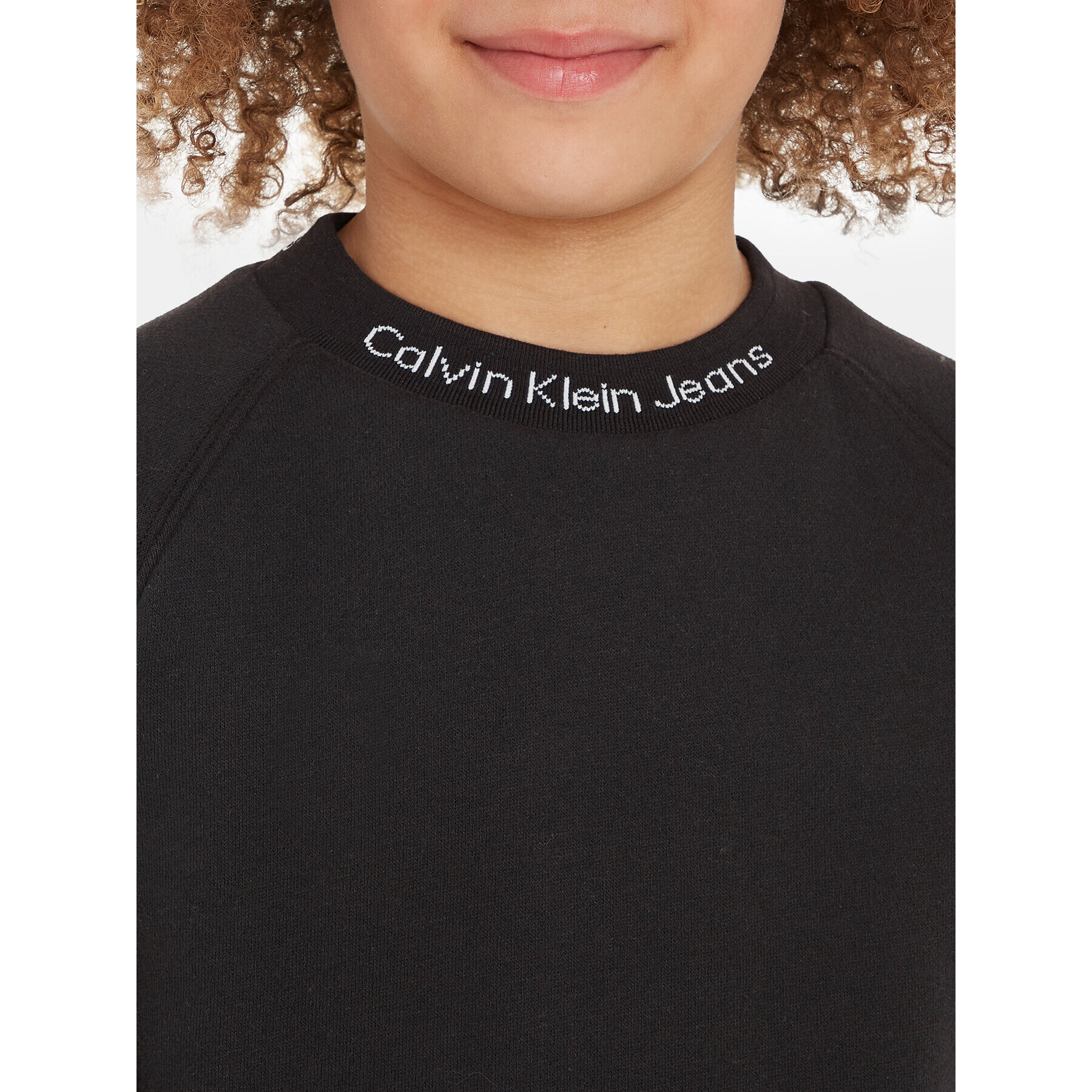 Calvin Klein Jeans Mikina IB0IB01864 Černá Regular Fit - Pepit.cz