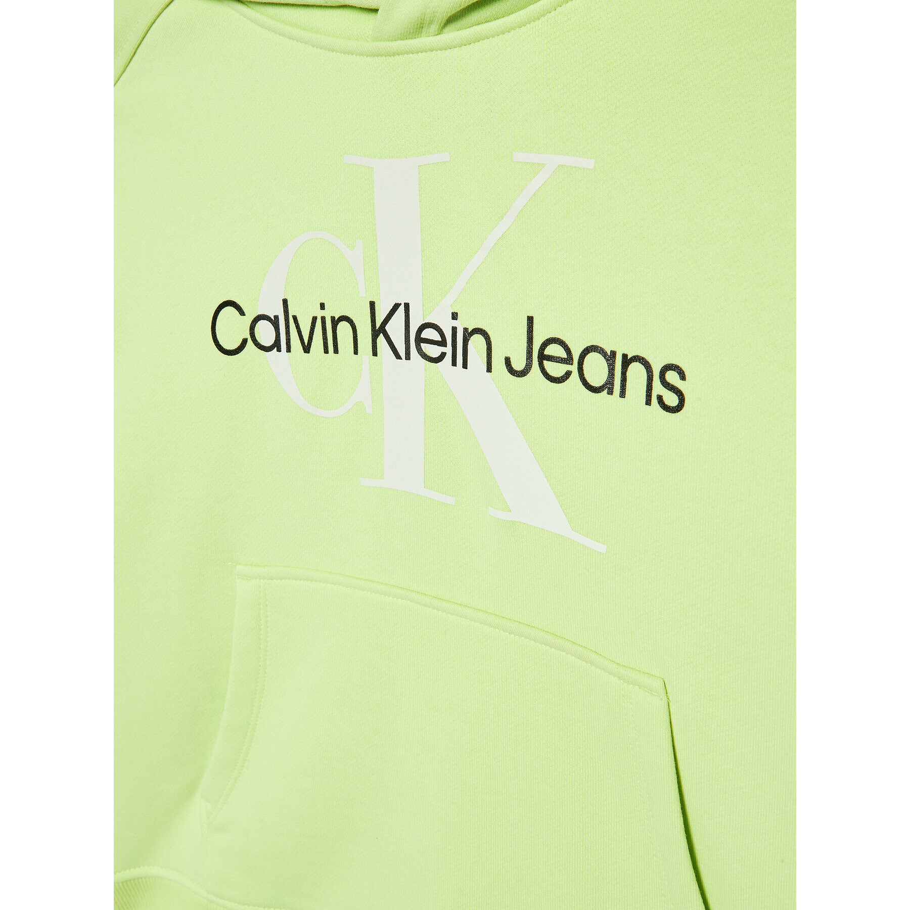 Calvin Klein Jeans Mikina IG0IG01334 Zelená Regular Fit - Pepit.cz