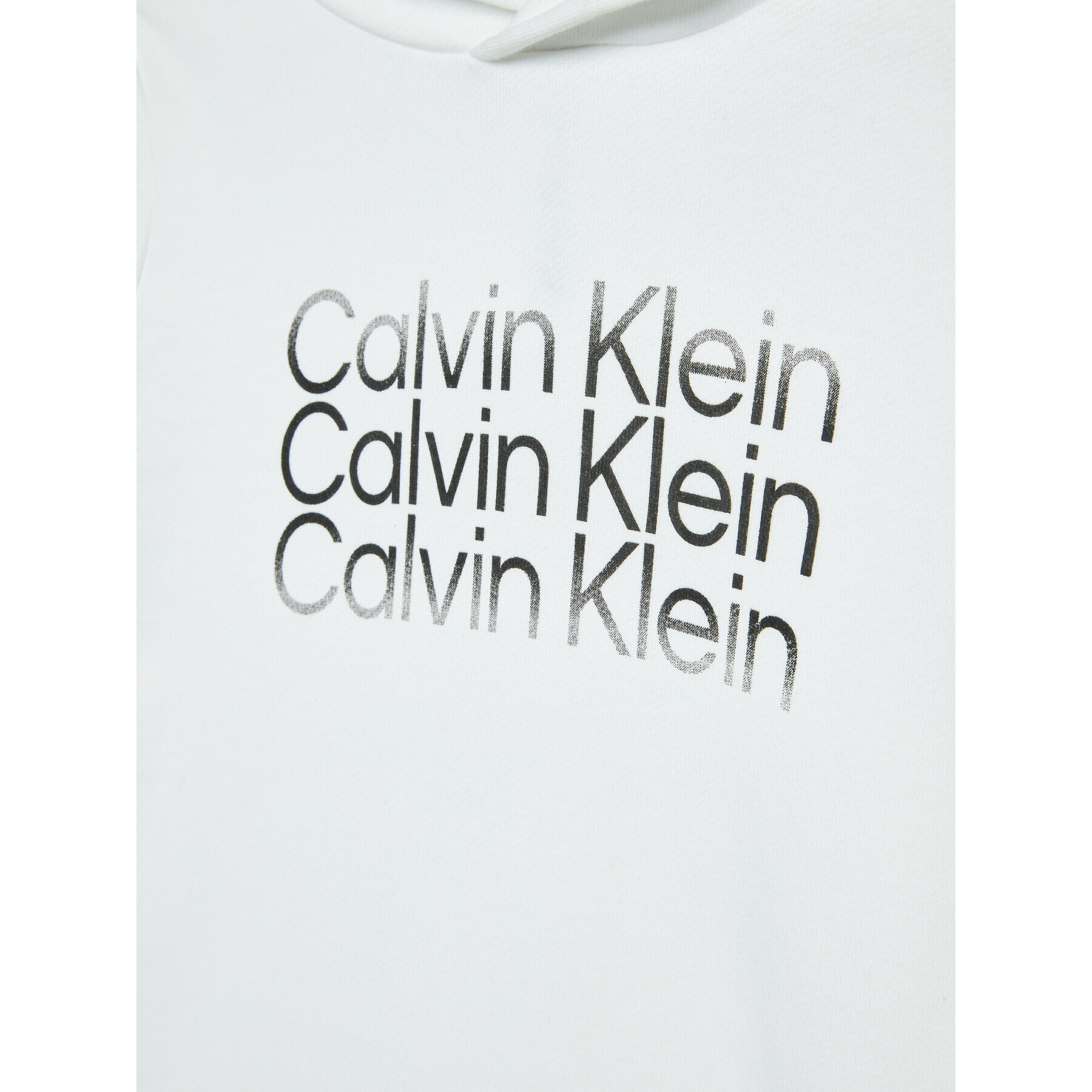 Calvin Klein Jeans Mikina Institutional Logo IB0IB01160 Bílá Regular Fit - Pepit.cz